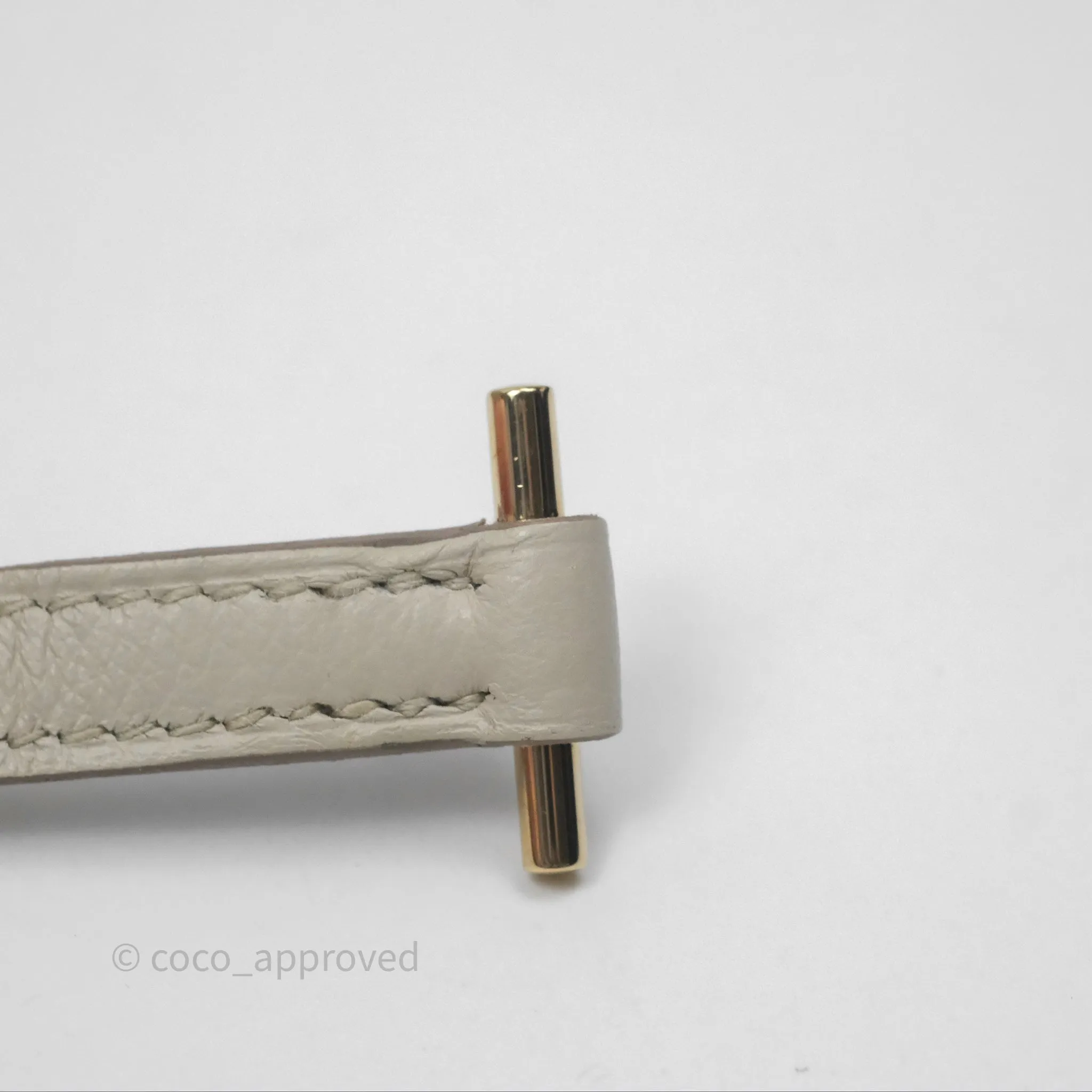Herms Roulis Mini 18 Beton 8L Evercolor Permabrass Hardware