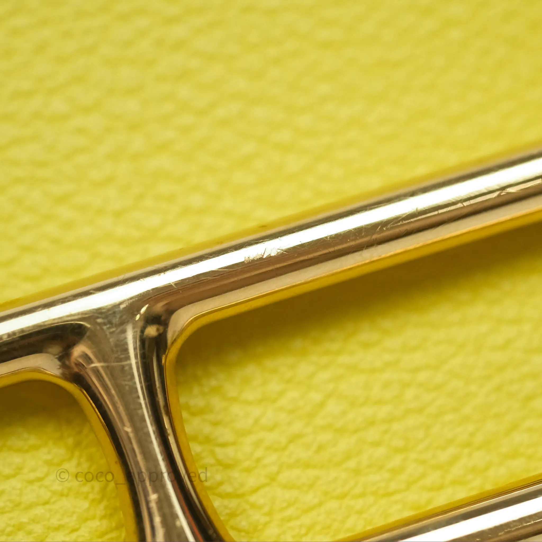 Herms Roulis Mini 18 Lime 9R Evercolor Gold Hardware