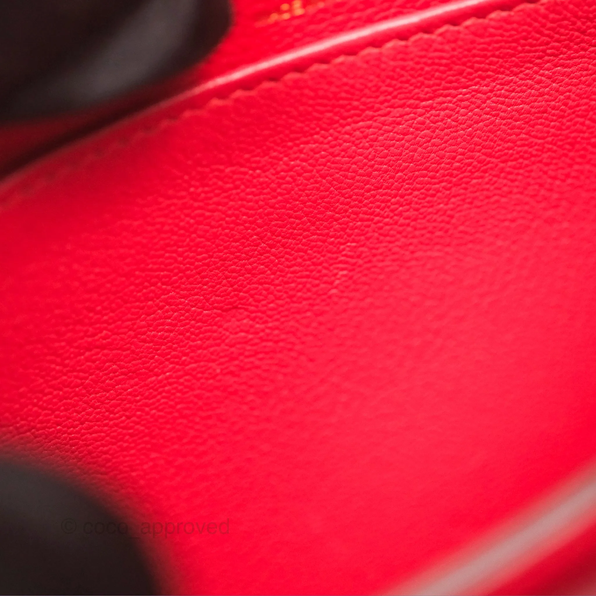 Herms Roulis Mini 18 Rouge De Coeur Evercolor Permabrass Hardware