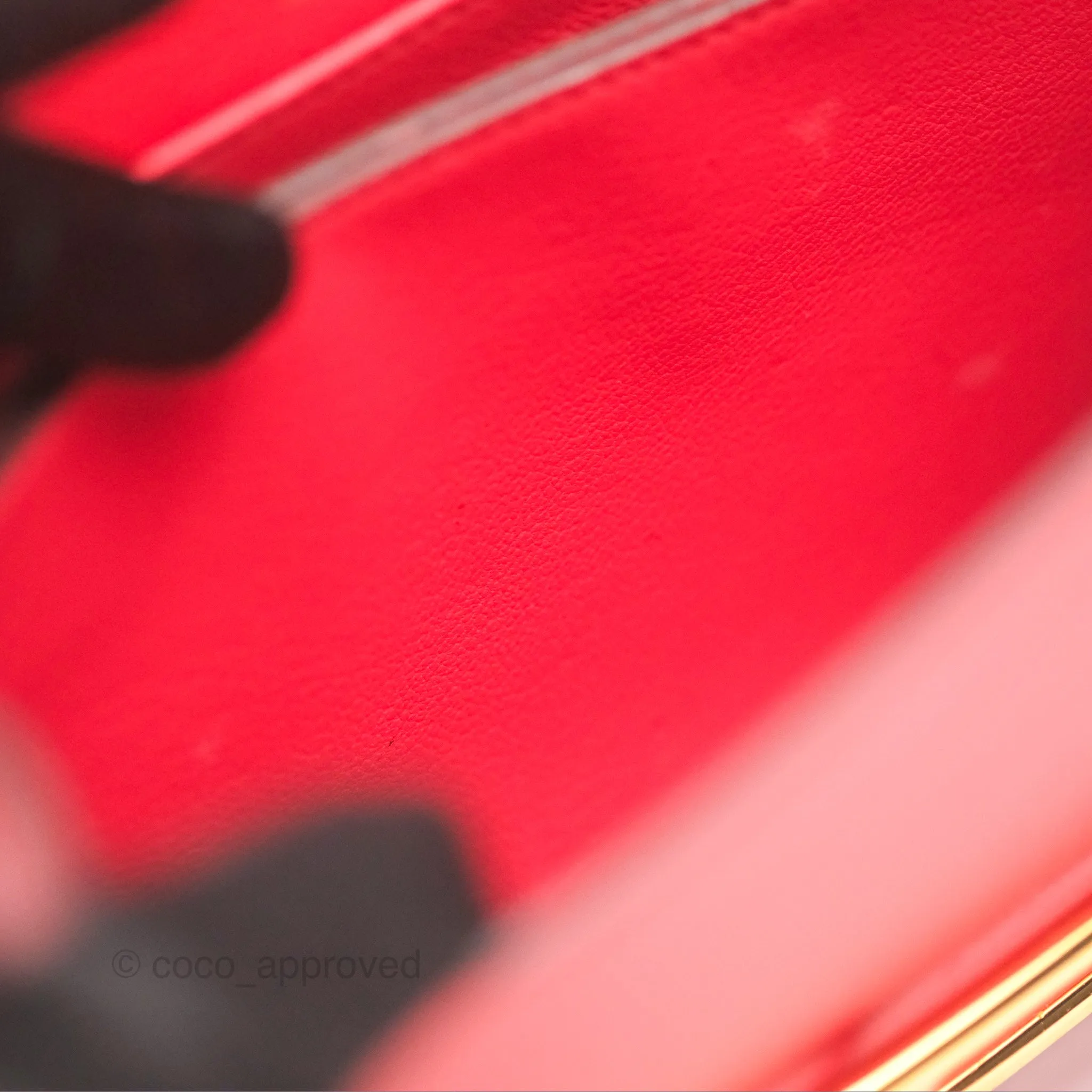 Herms Roulis Mini 18 Rouge De Coeur Evercolor Permabrass Hardware