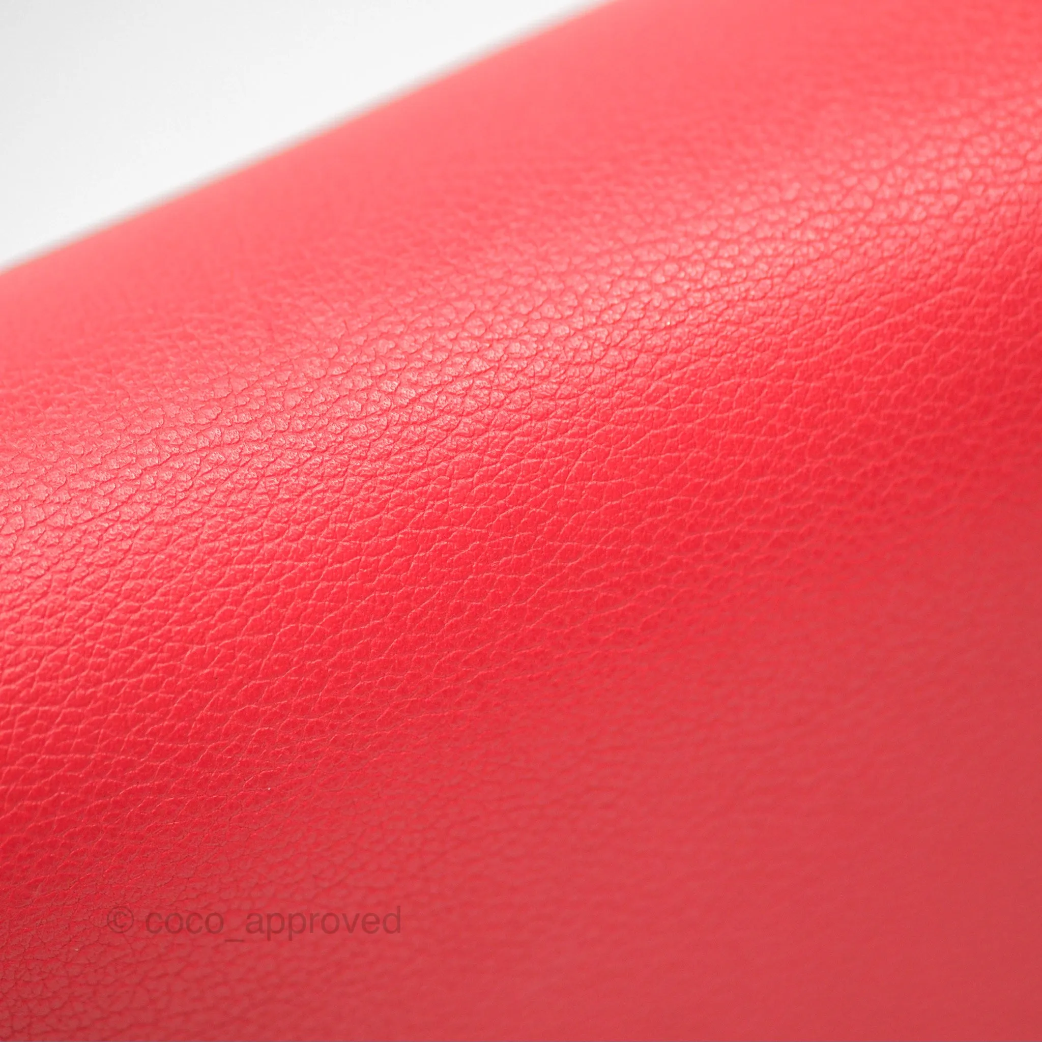 Herms Roulis Mini 18 Rouge De Coeur Evercolor Permabrass Hardware