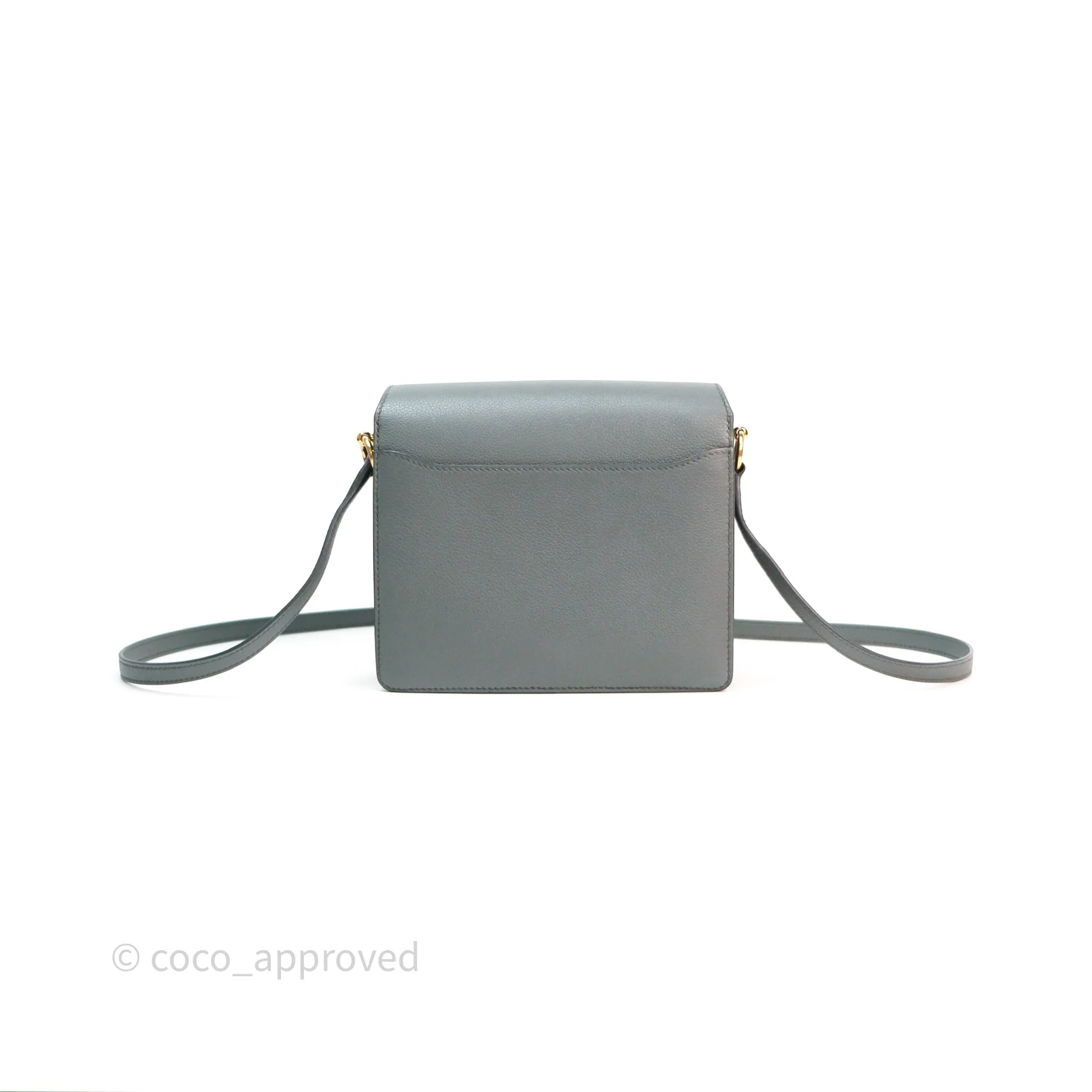 Herms Roulis Mini 18 Vert Amancde 63 Evercolor Gold Hardware