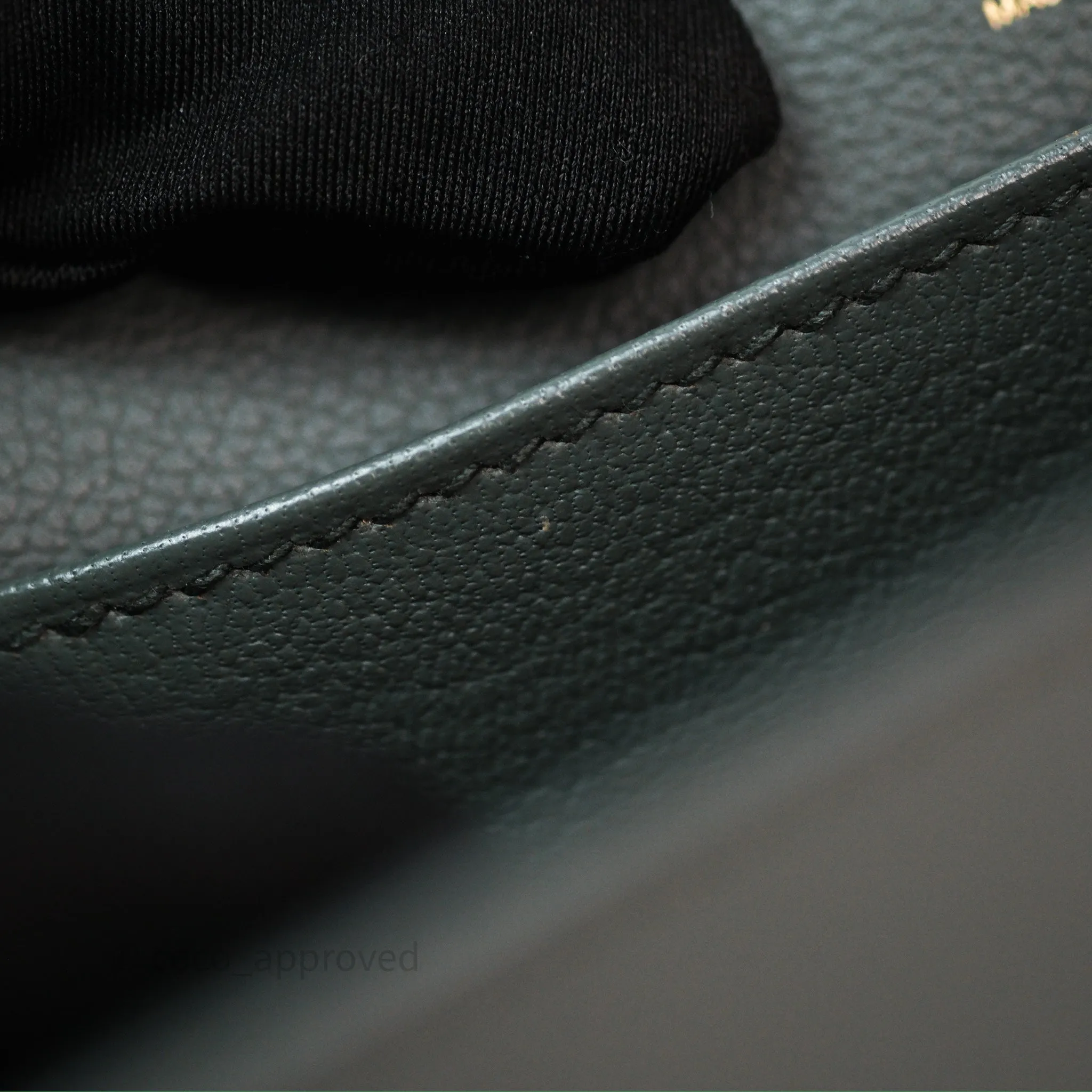 Herms Roulis Mini 18 Vert Amancde 63 Evercolor Gold Hardware