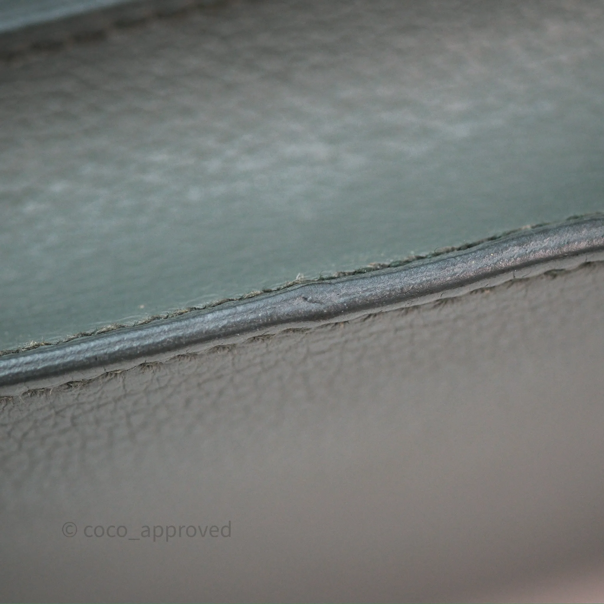 Herms Roulis Mini 18 Vert Amancde 63 Evercolor Gold Hardware