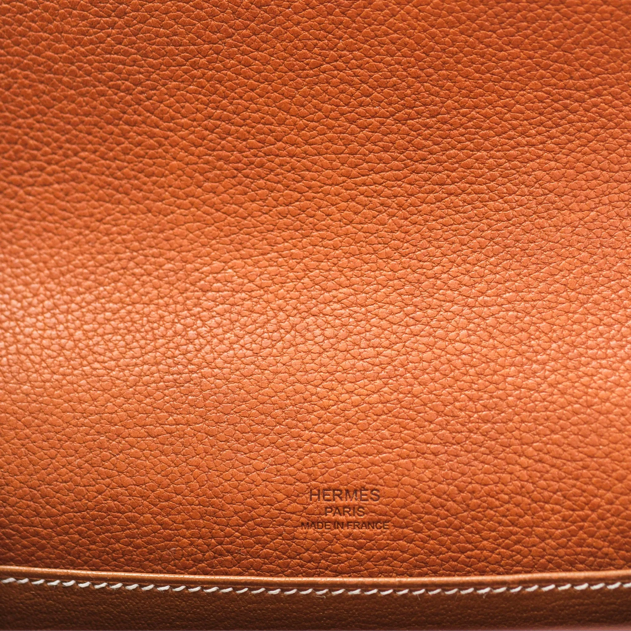 Herms Roulis Mini Fauve 34 Barenia Gold Hardware