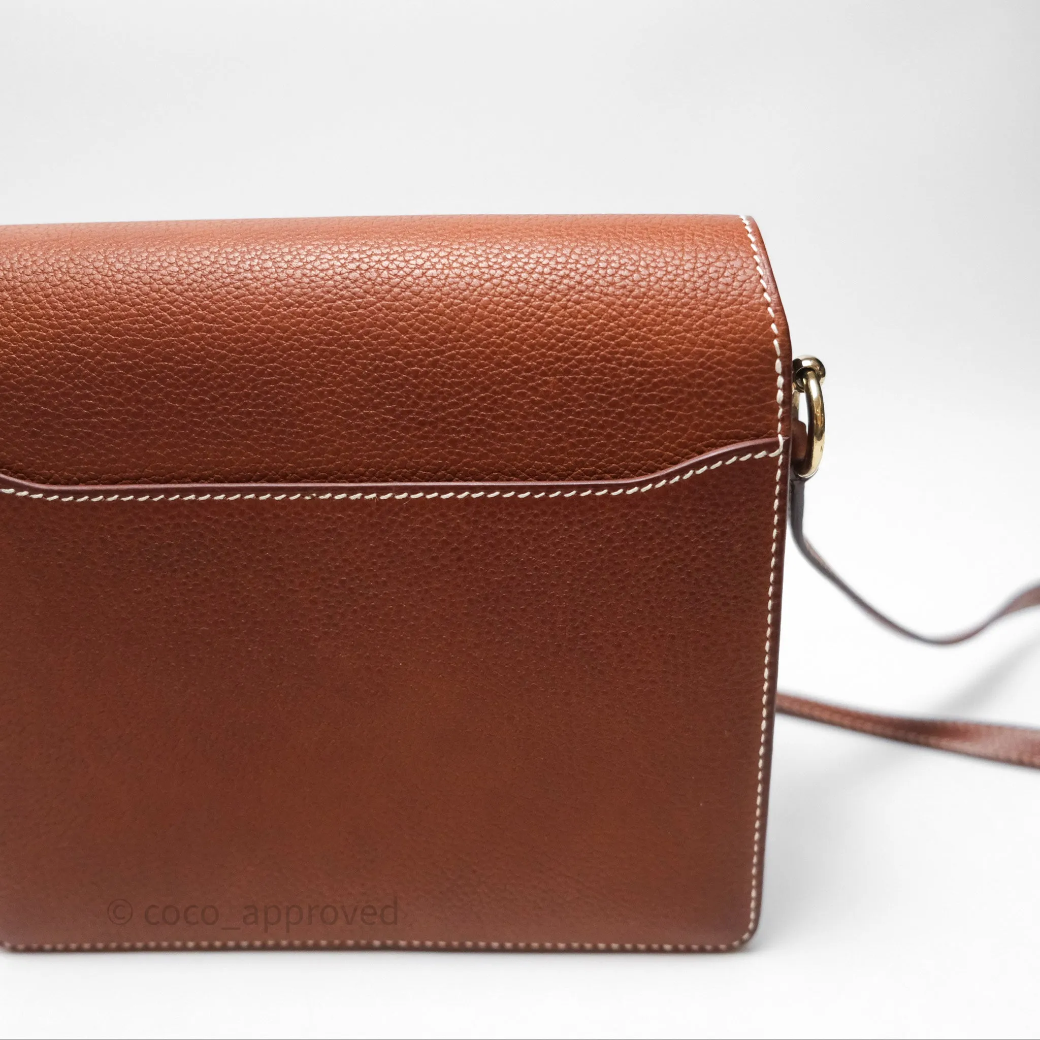 Herms Roulis Mini Fauve 34 Barenia Gold Hardware