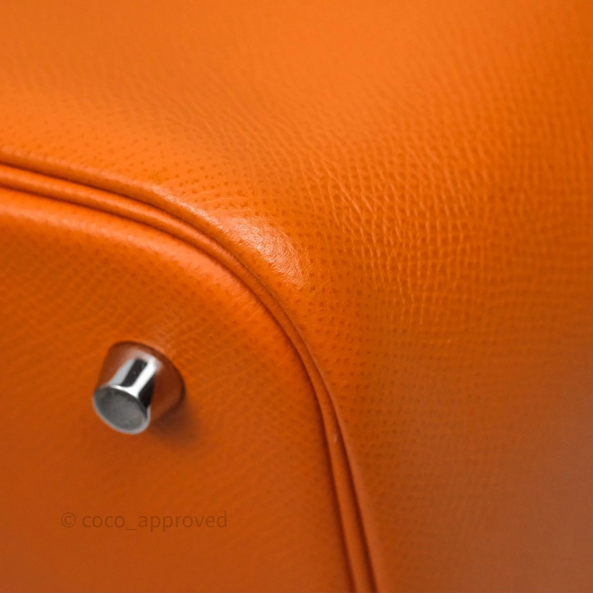 Herms Tressage De Cuir Picotin Lock 22 Abricot I9/ Rose Azale 8W/ Gold 37 Epsom Palladium Hardware