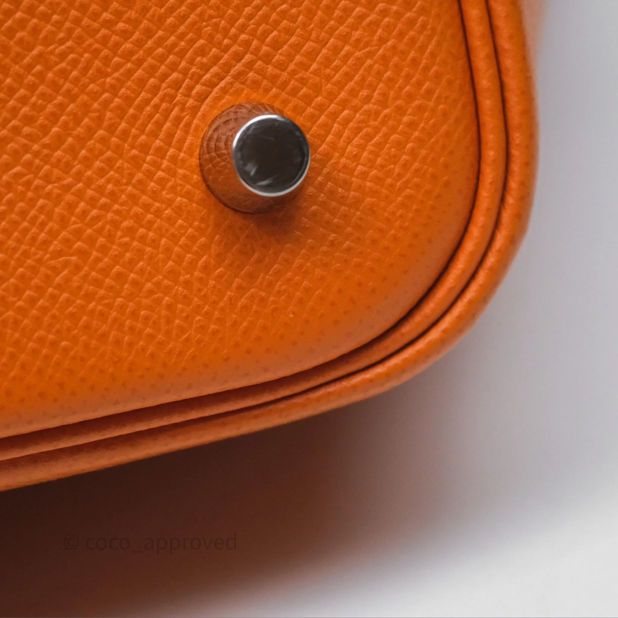 Herms Tressage De Cuir Picotin Lock 22 Abricot I9/ Rose Azale 8W/ Gold 37 Epsom Palladium Hardware