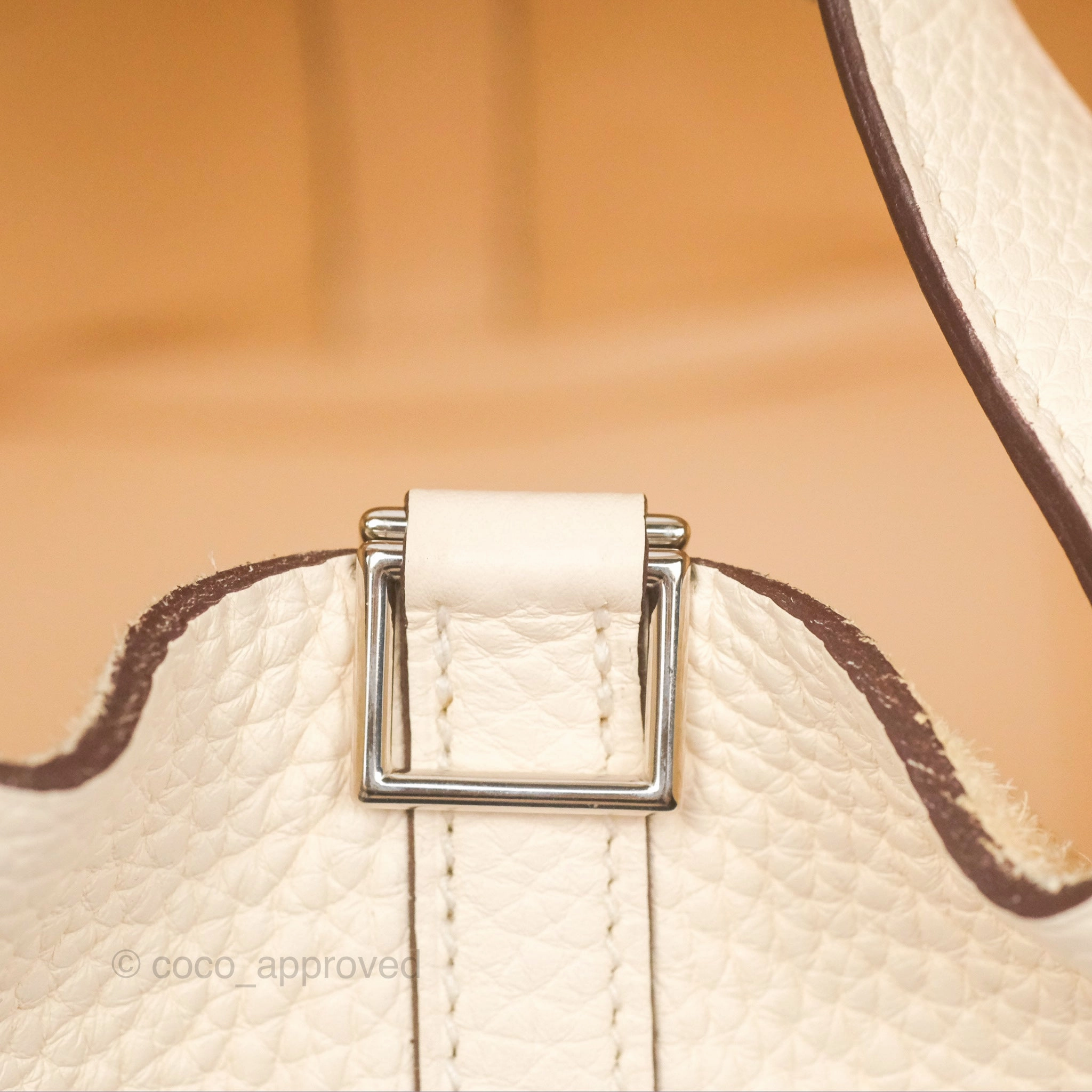 Herms Picotin Lock 18 Nata I2 Clemence Palladium Hardware
