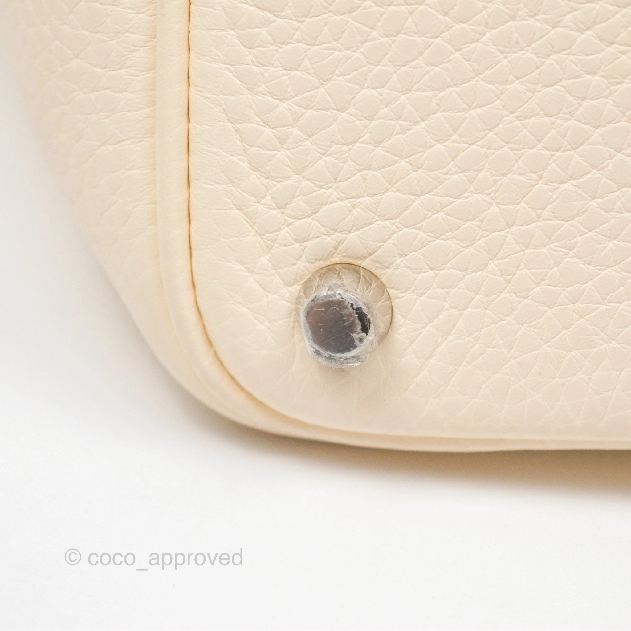 Herms Picotin Lock 18 Nata I2 Clemence Palladium Hardware