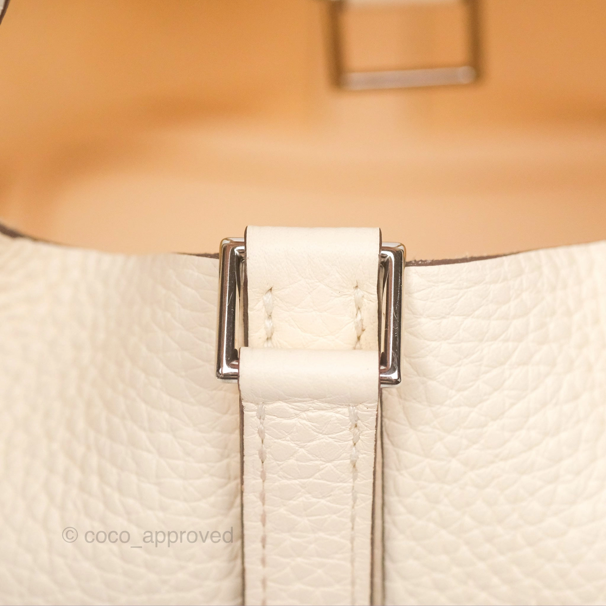 Herms Picotin Lock 18 Nata I2 Clemence Palladium Hardware