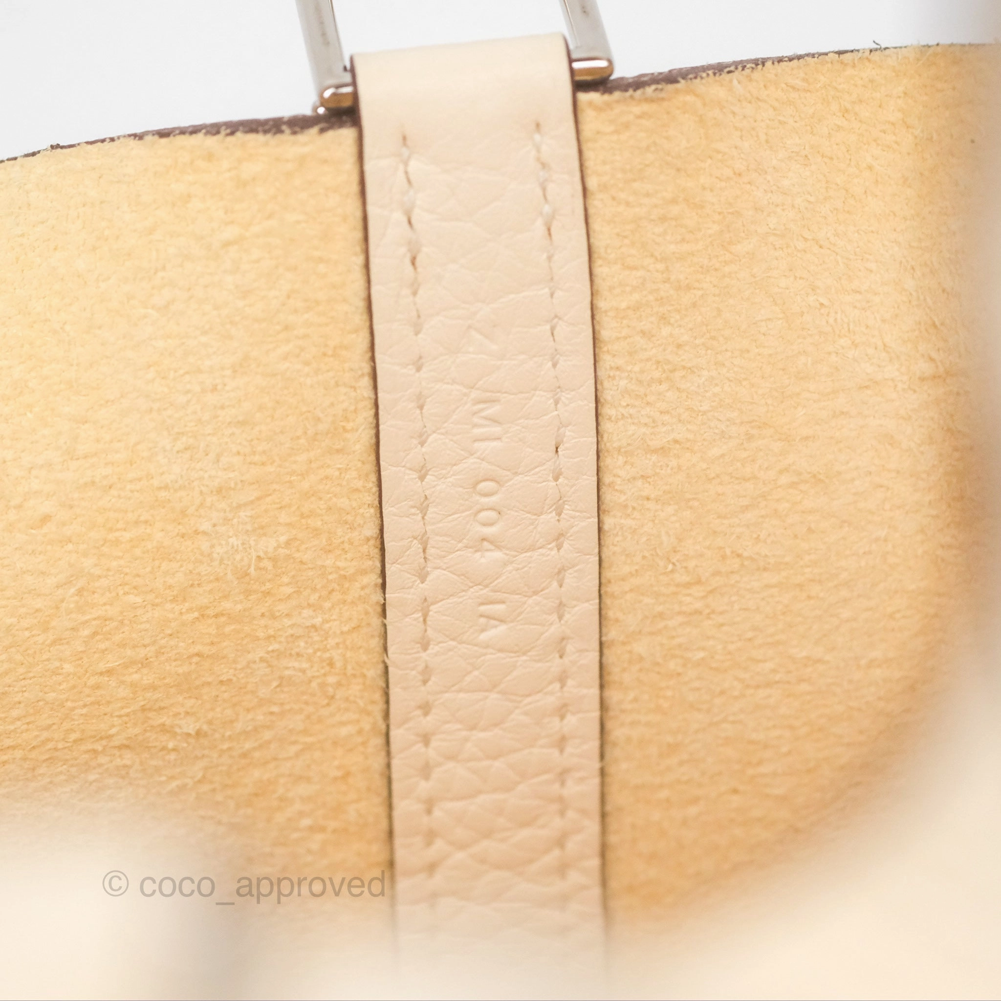 Herms Picotin Lock 18 Nata I2 Clemence Palladium Hardware