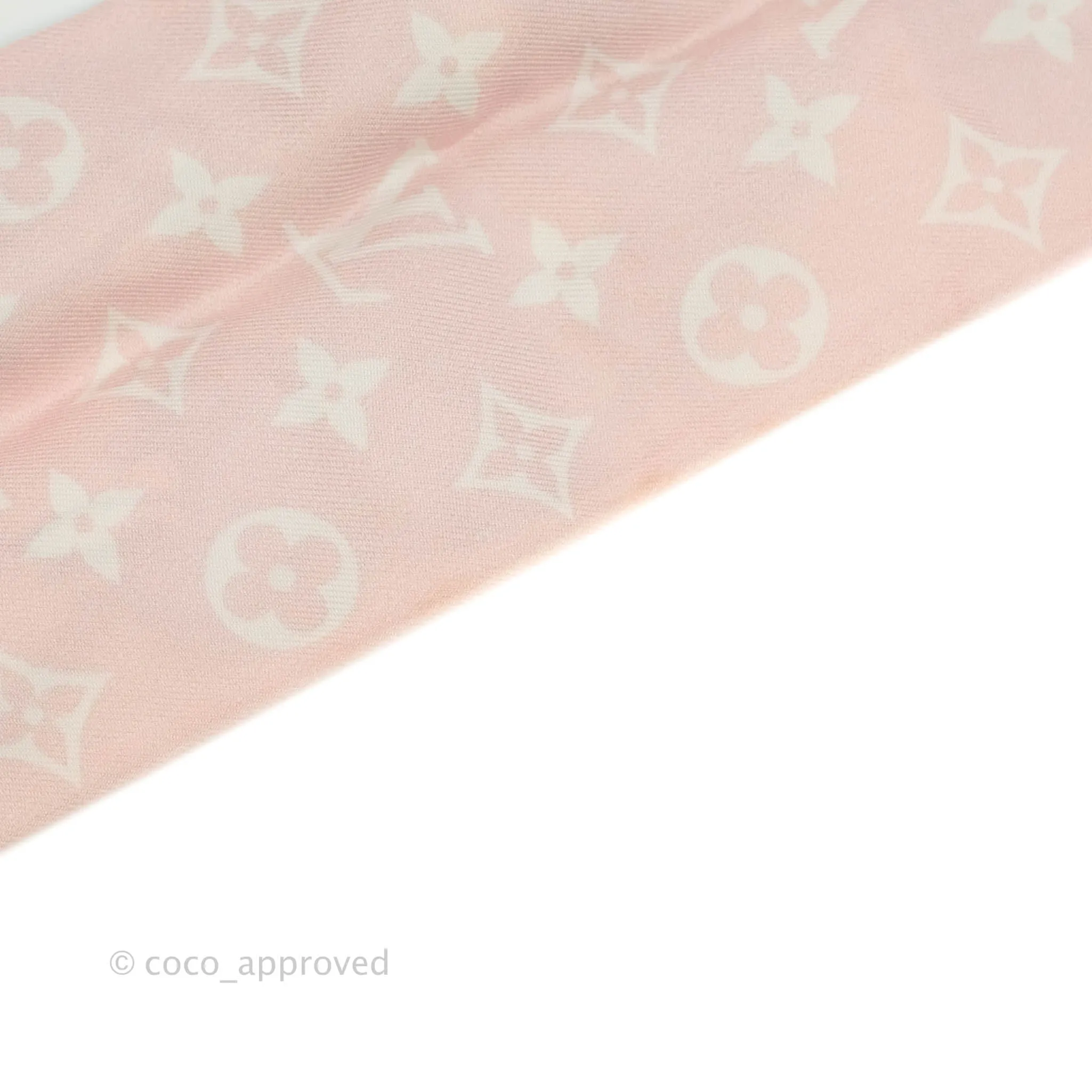 Louis Vuitton All In LV Bandeau Silk Twilly Rose