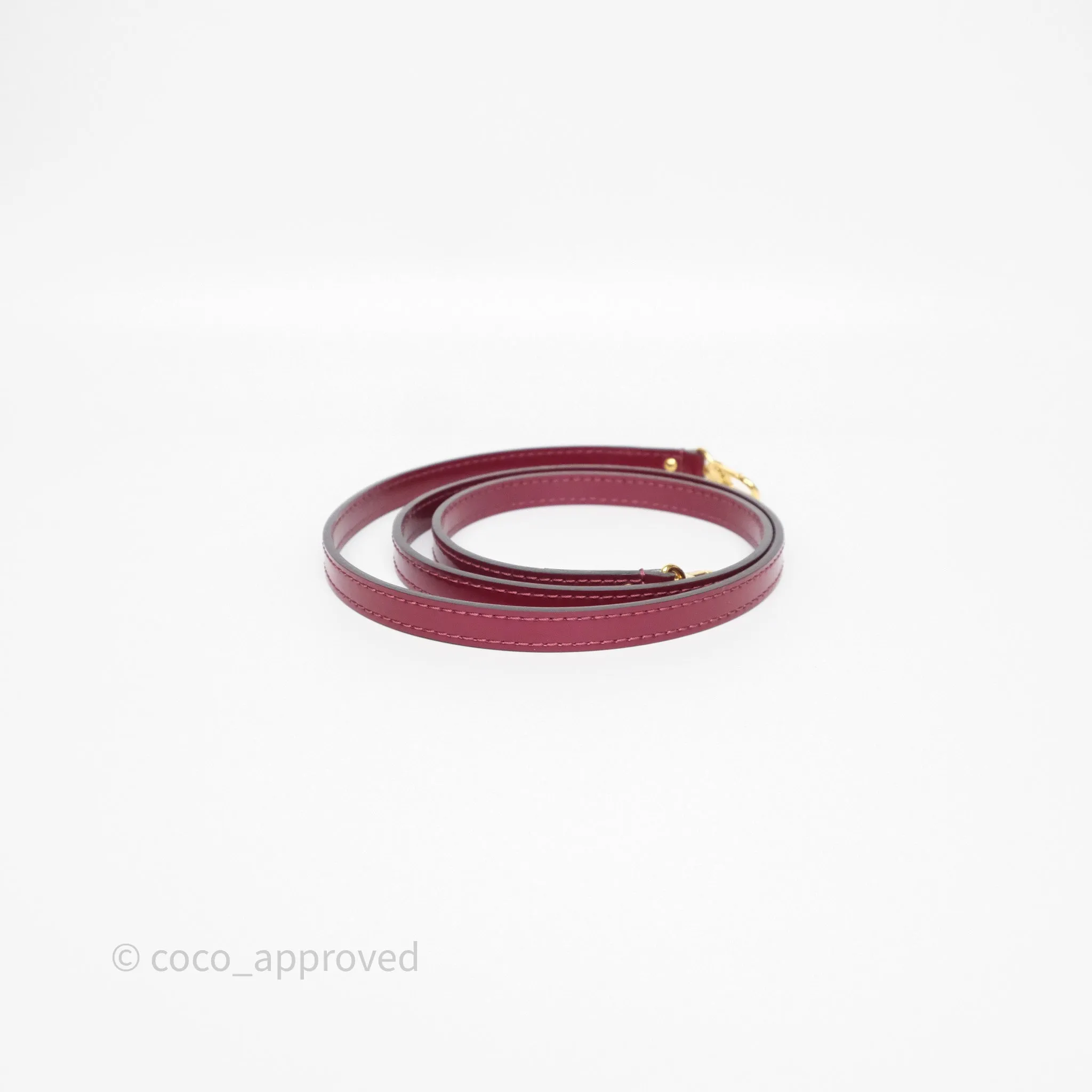 Louis Vuitton Alma BB Burgundy Patent Gold Hardware