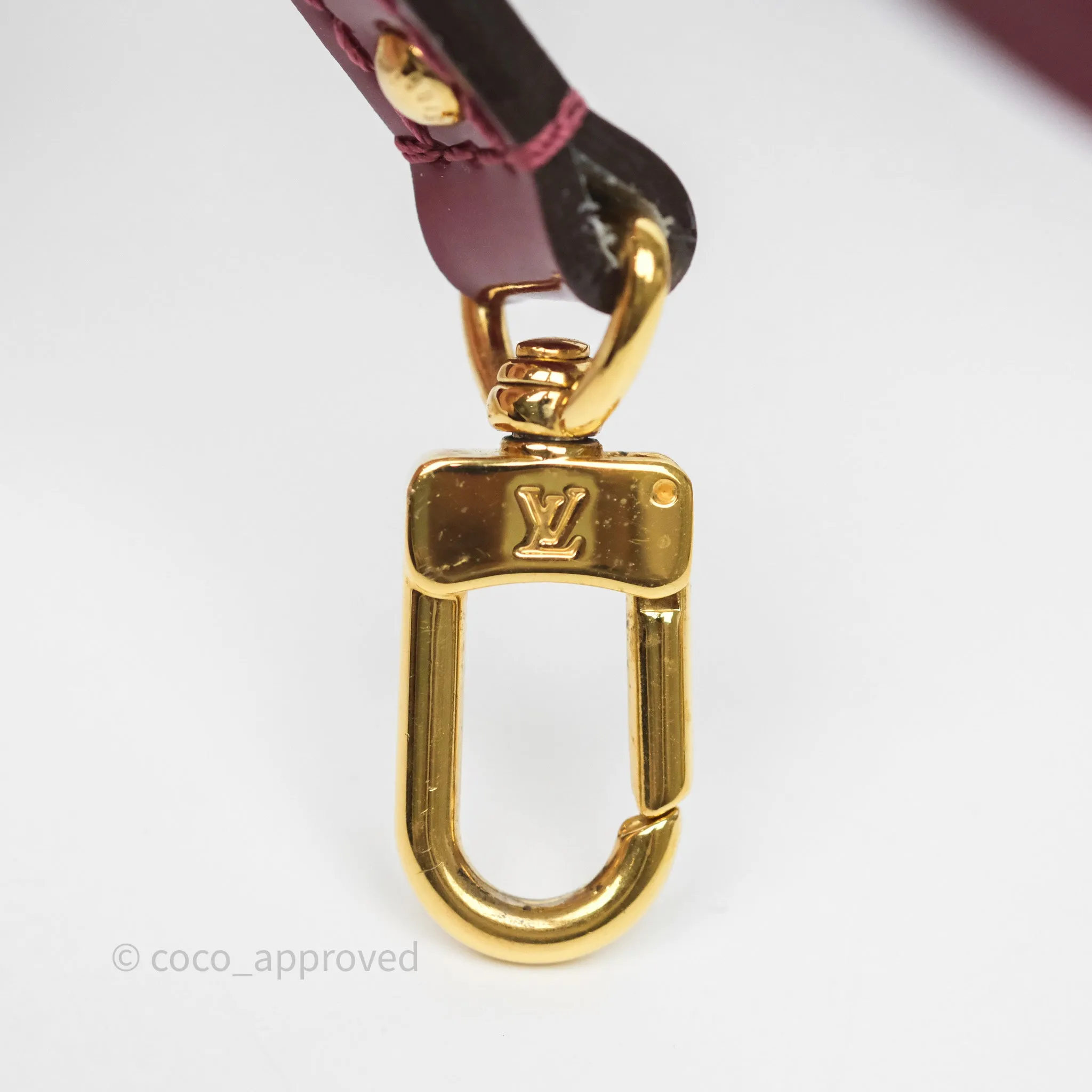 Louis Vuitton Alma BB Burgundy Patent Gold Hardware