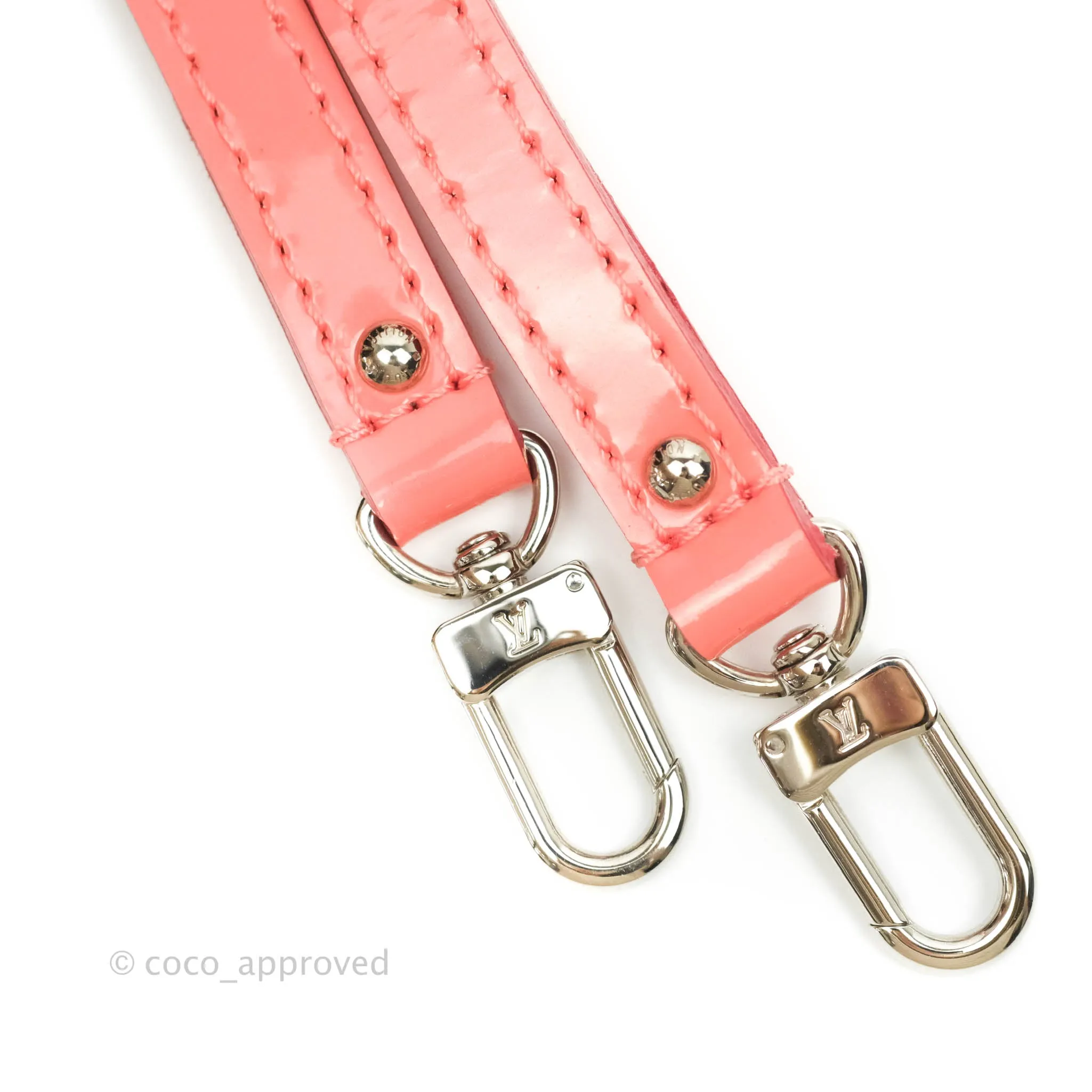 Louis Vuitton Alma BB Patent Pink Silver Hardware