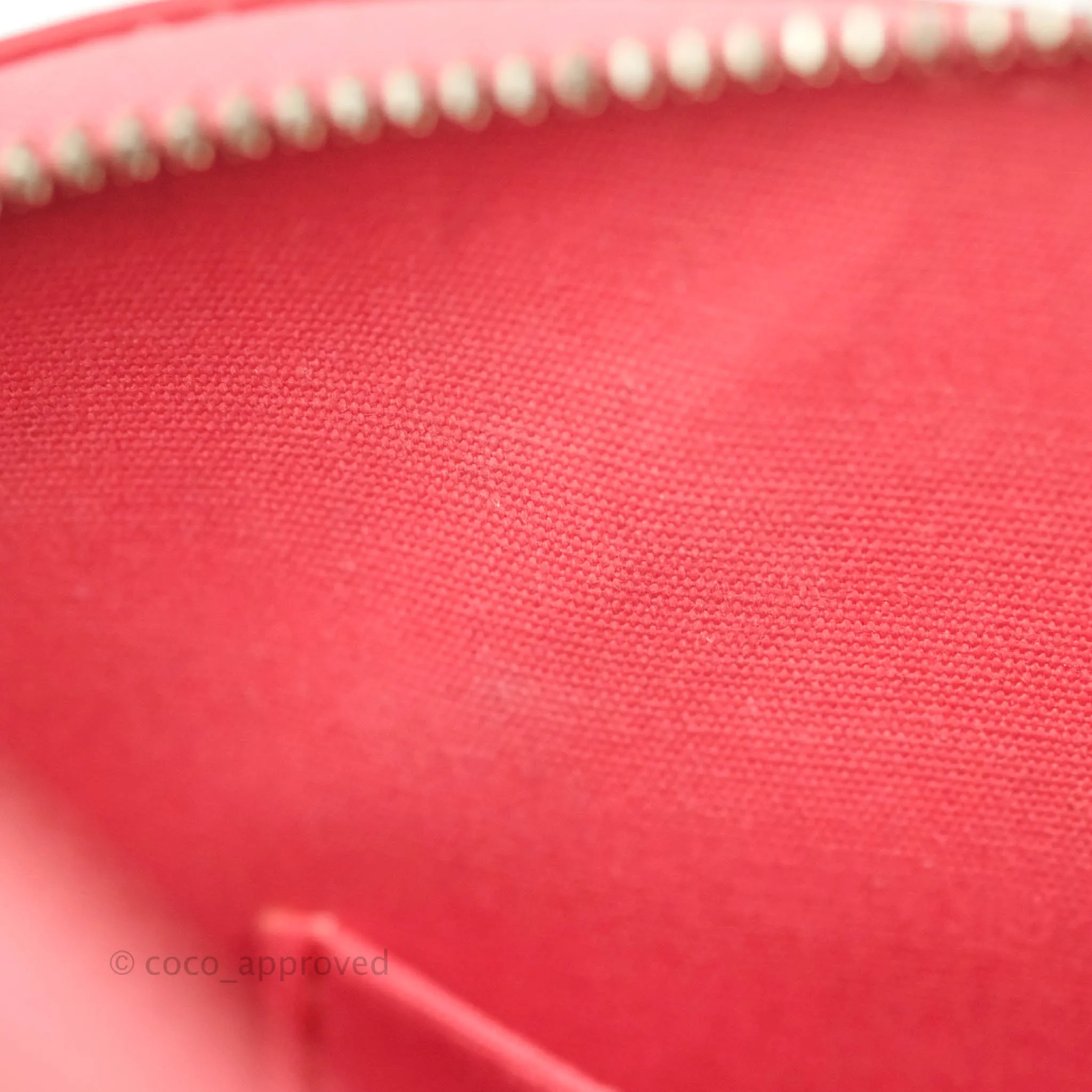 Louis Vuitton Alma BB Patent Pink Silver Hardware