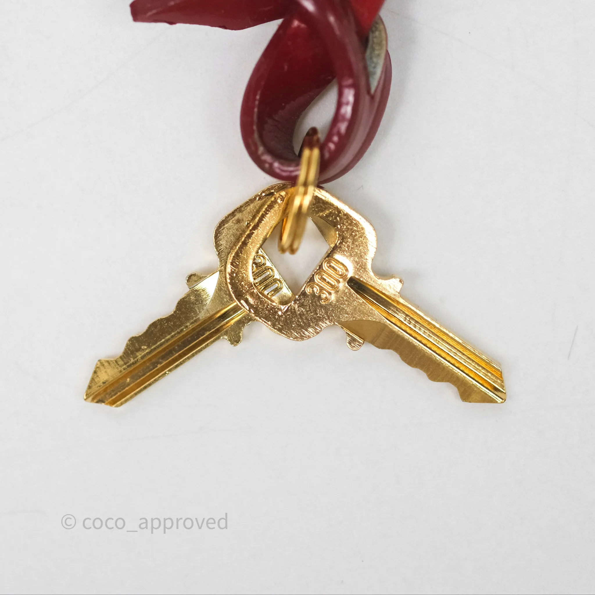 Louis Vuitton Alma BB Red Patent Gold Hardware