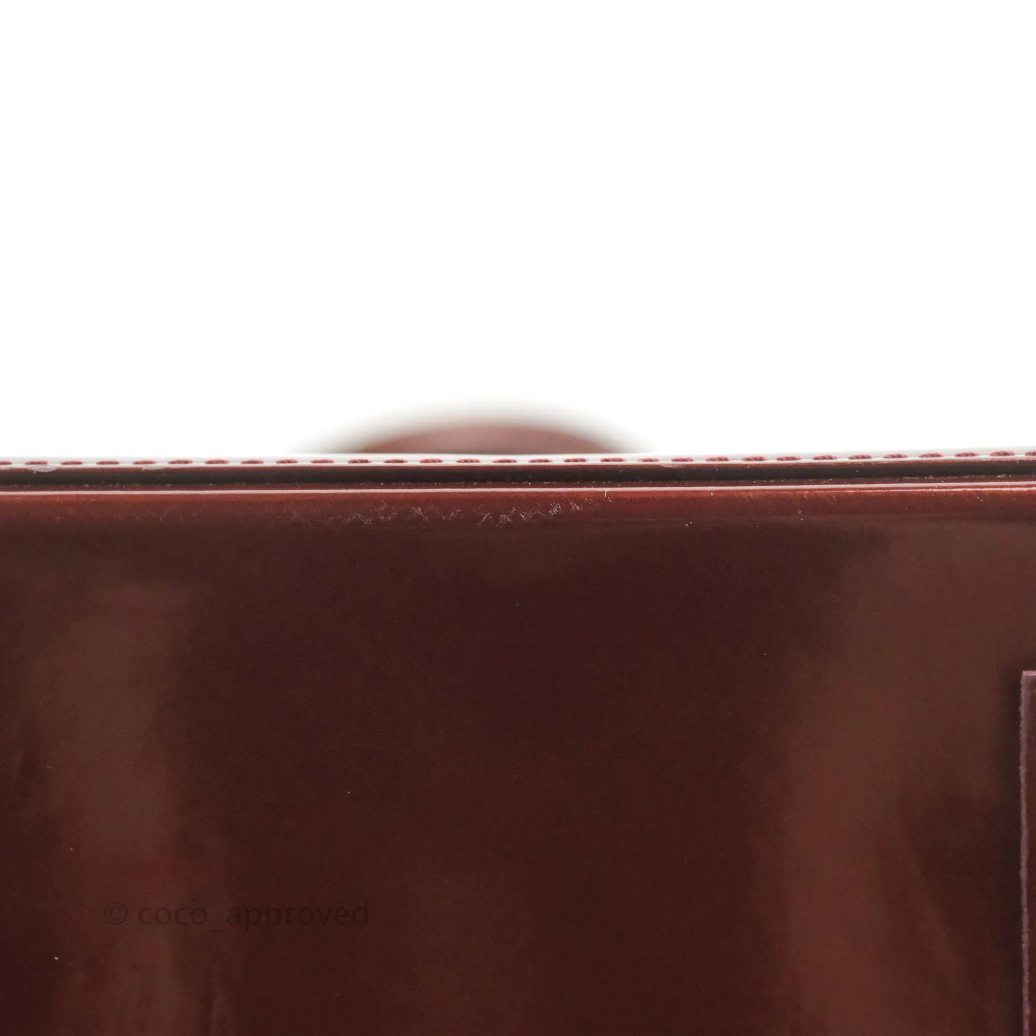 Louis Vuitton Alma PM Burgundy Patent Gold Hardware