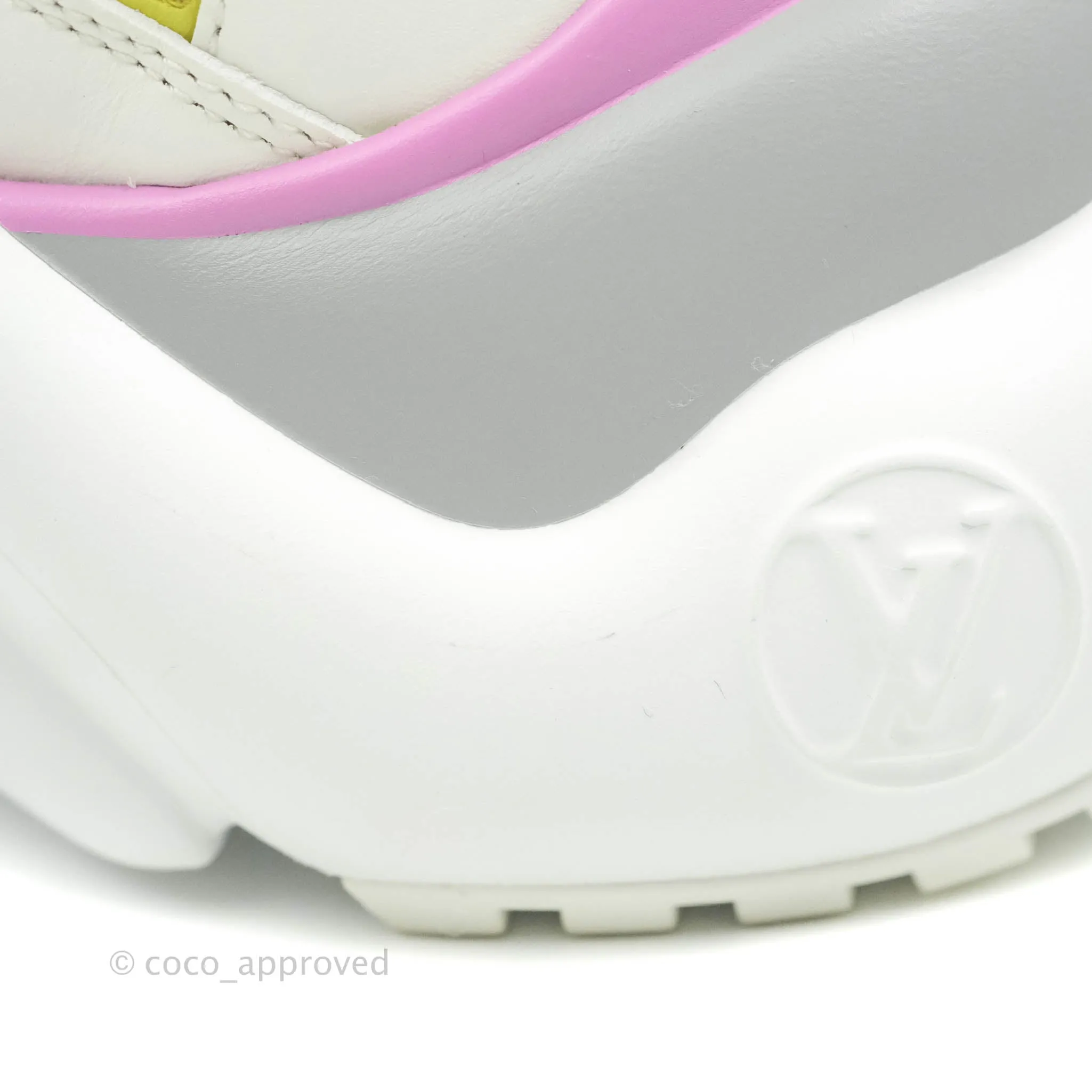 Louis Vuitton Archlight Sneakers Rose Clair Pink & White Size 38