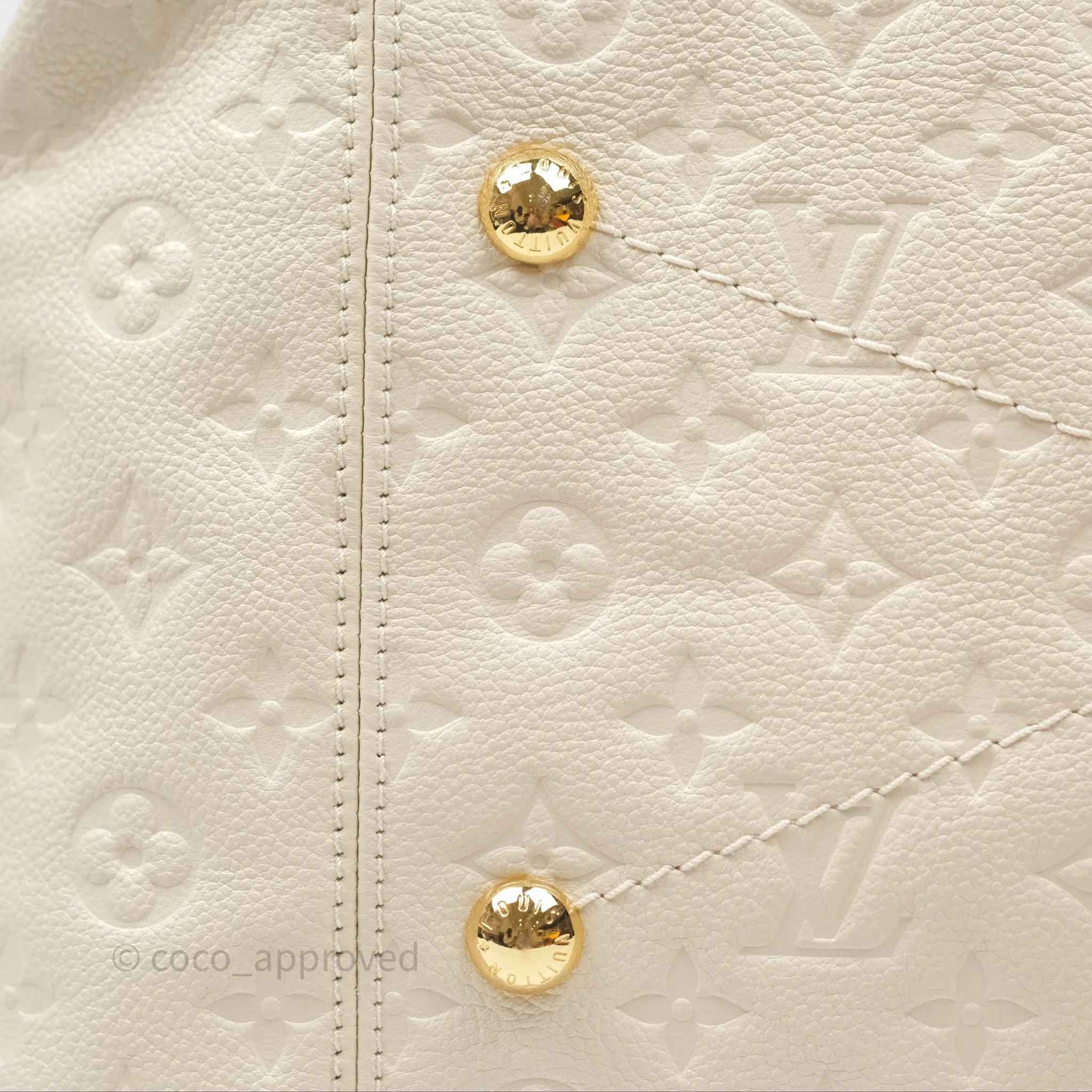 Louis Vuitton Artsy Monogram Empreinte MM Ivory