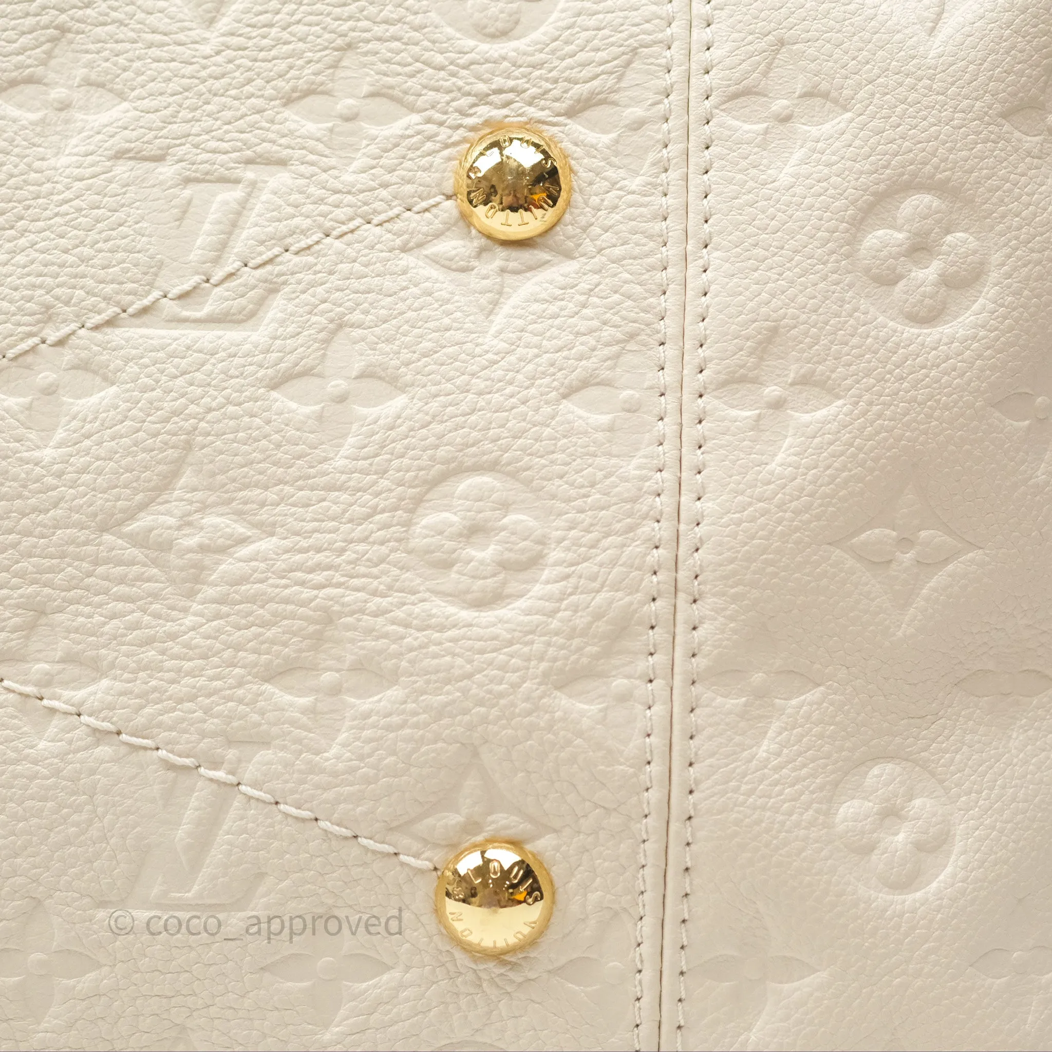 Louis Vuitton Artsy Monogram Empreinte MM Ivory