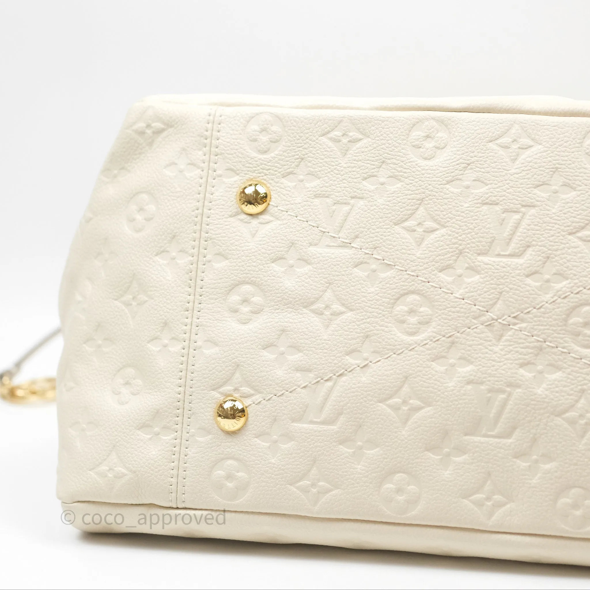 Louis Vuitton Artsy Monogram Empreinte MM Ivory