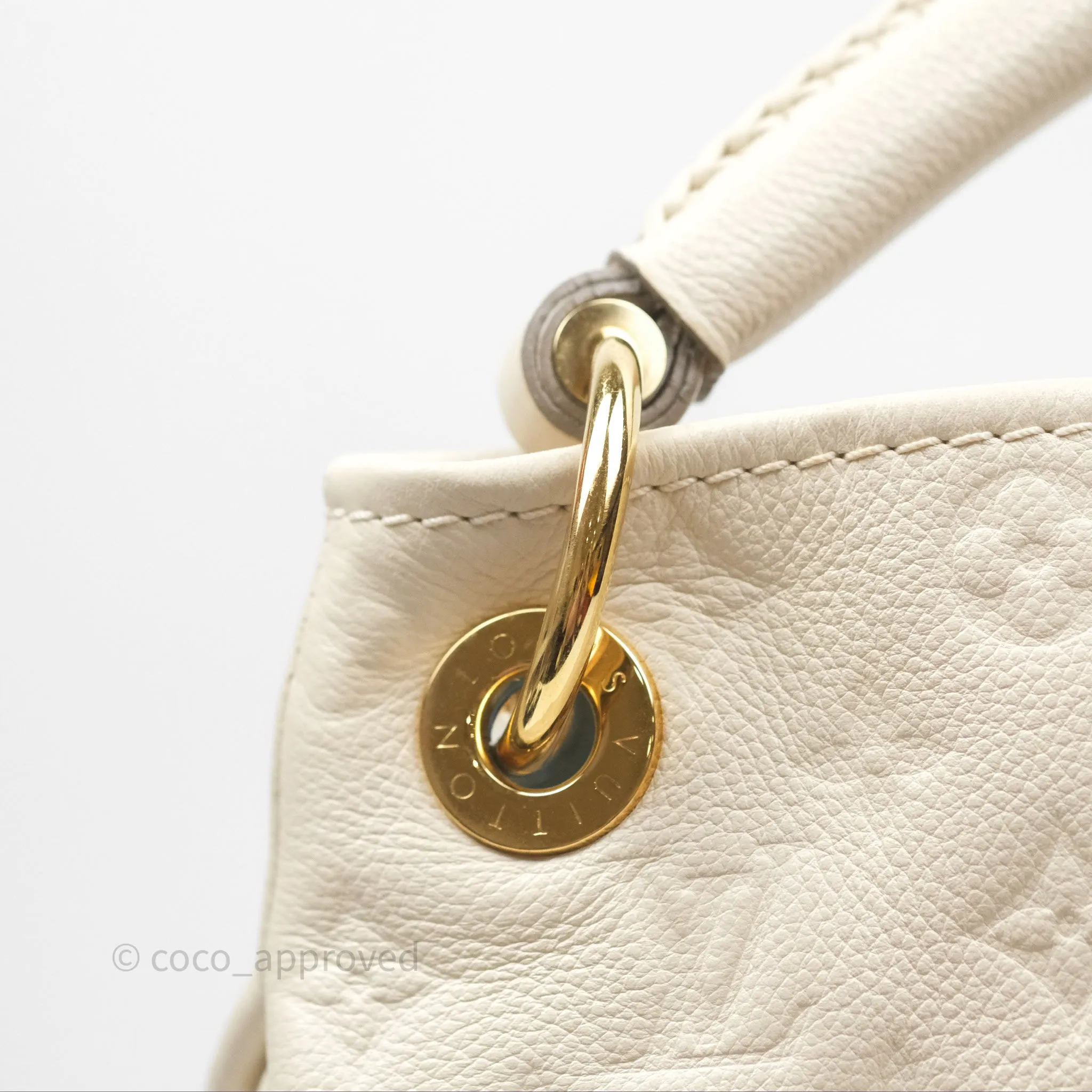 Louis Vuitton Artsy Monogram Empreinte MM Ivory