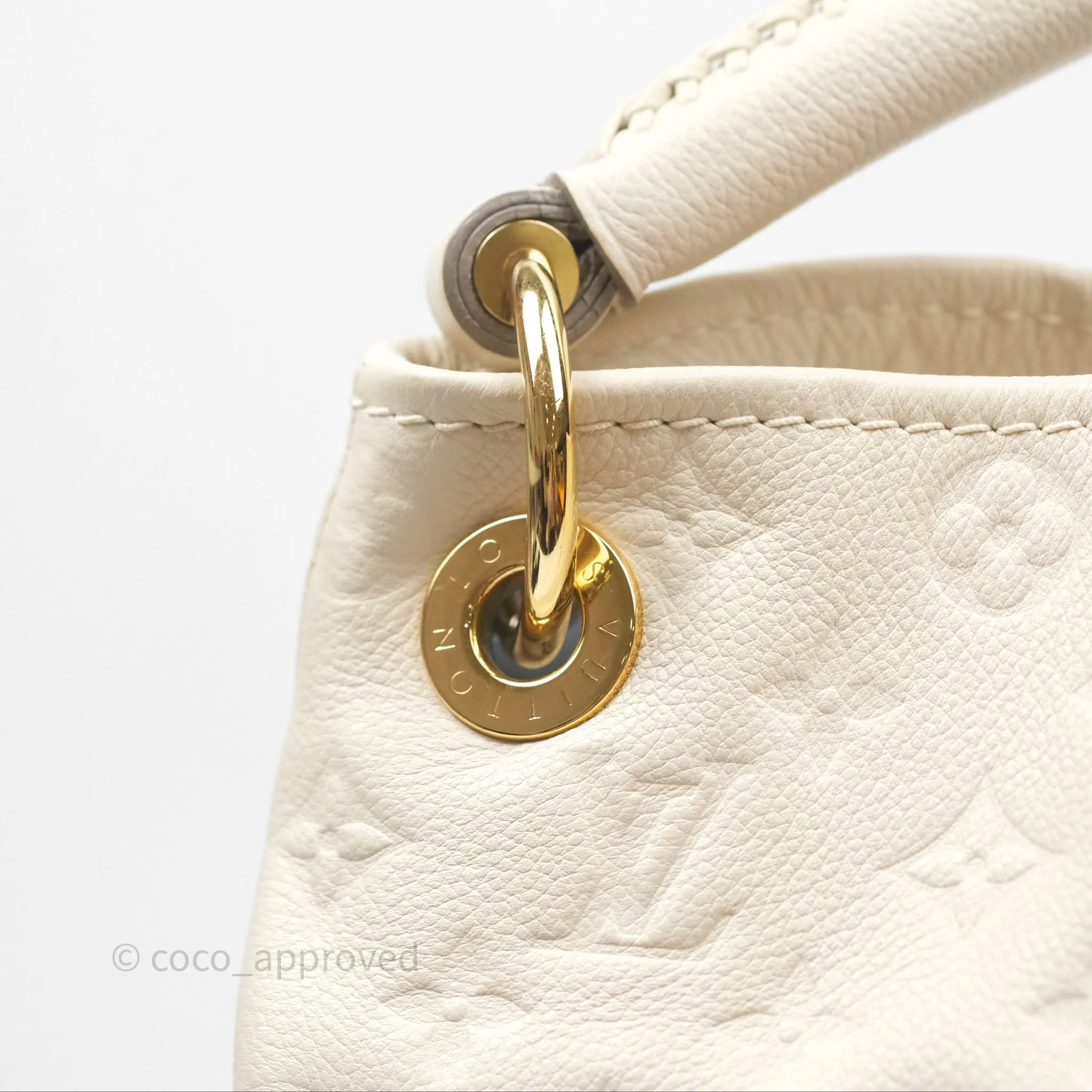 Louis Vuitton Artsy Monogram Empreinte MM Ivory