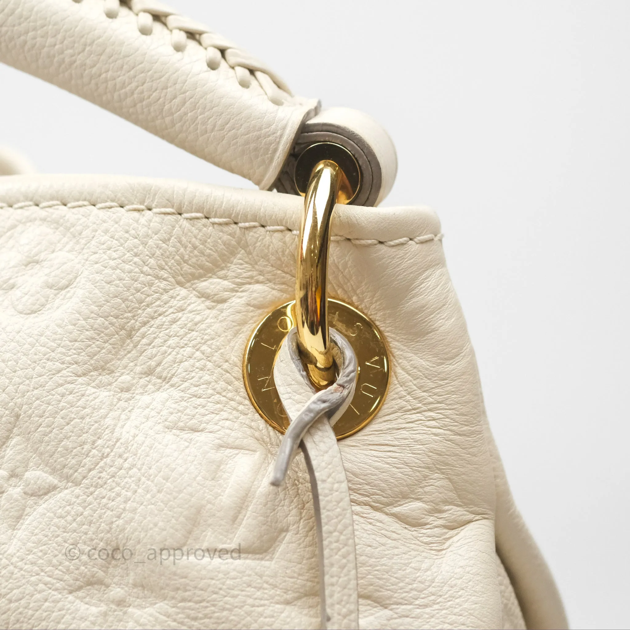 Louis Vuitton Artsy Monogram Empreinte MM Ivory