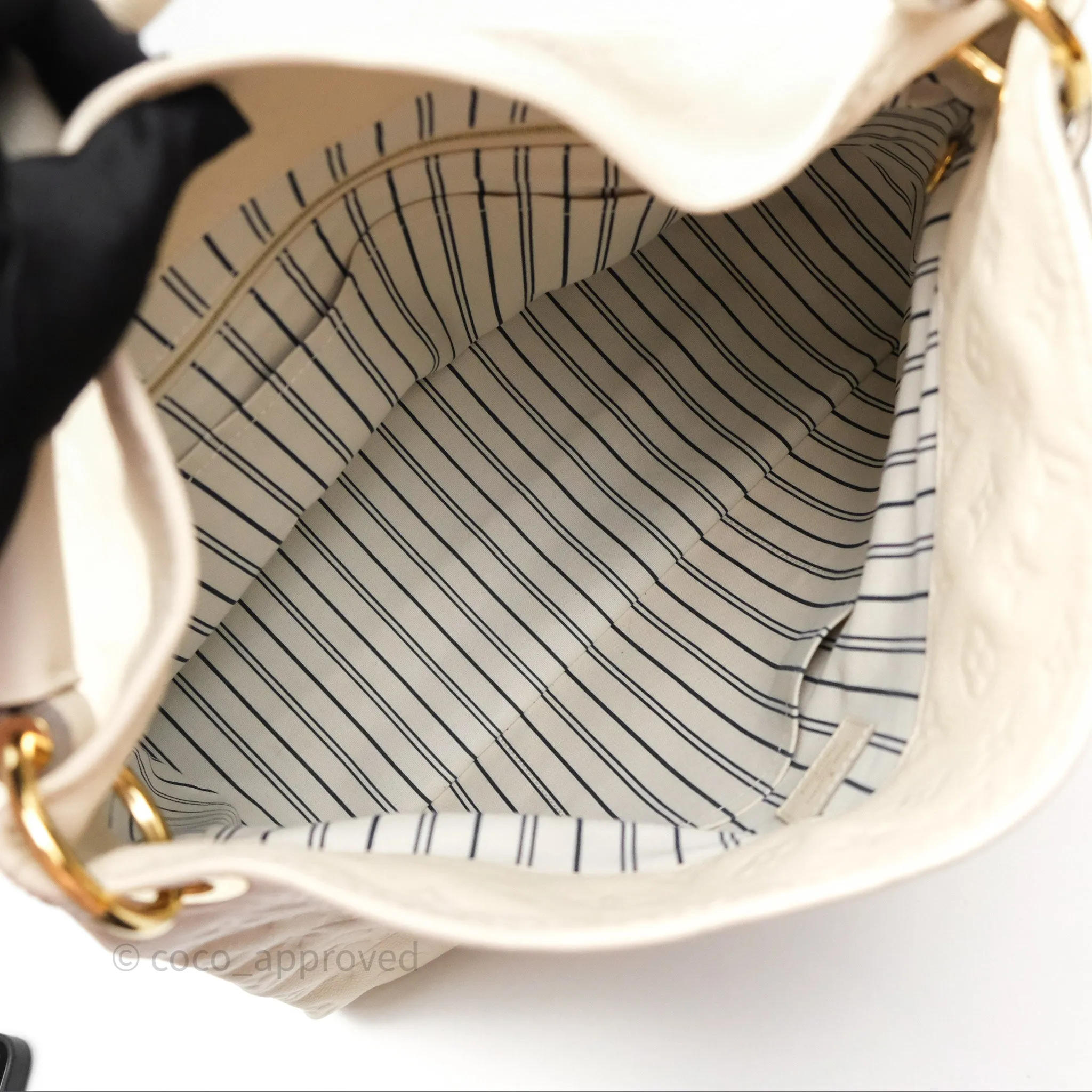 Louis Vuitton Artsy Monogram Empreinte MM Ivory