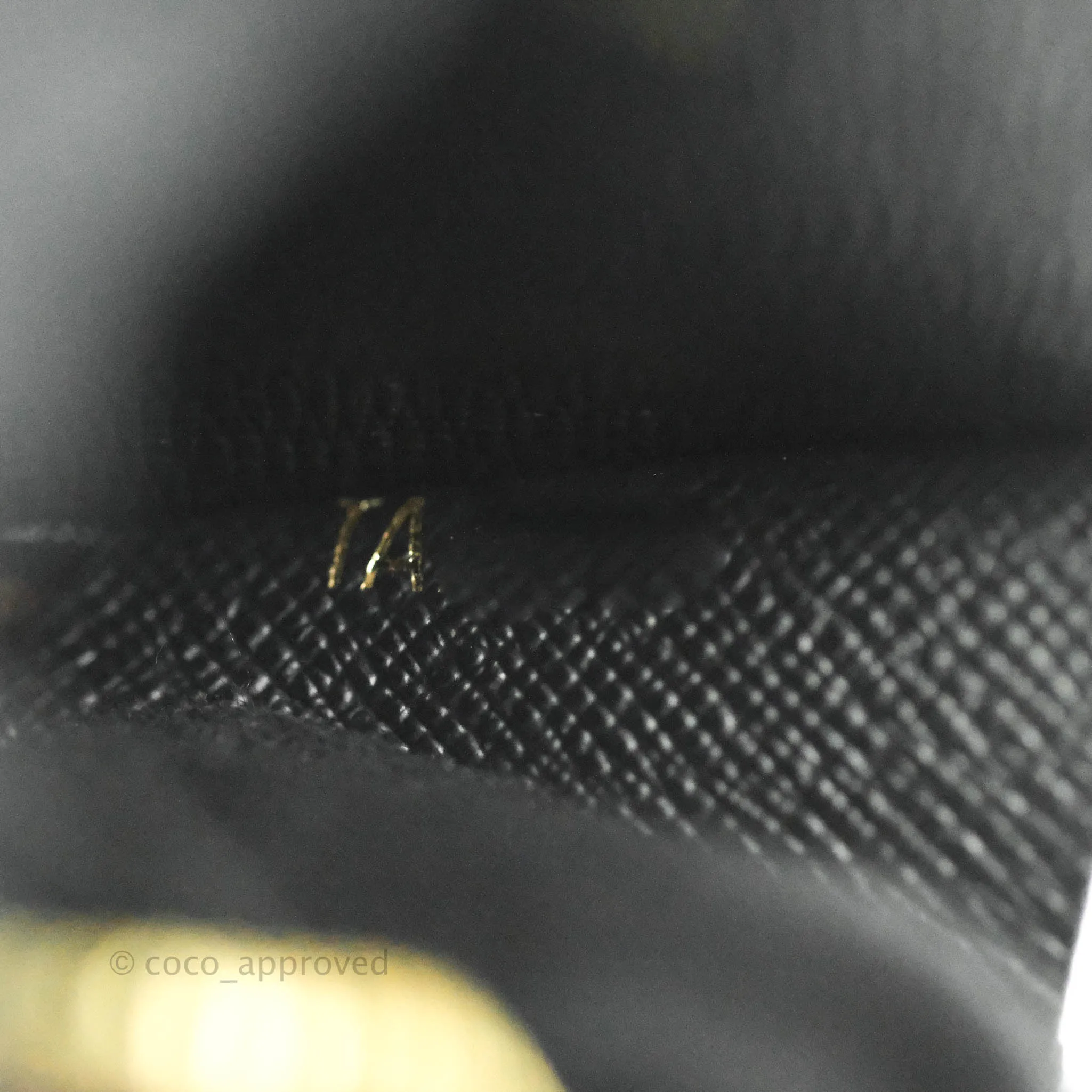 Louis Vuitton Black Jacquard Strap with Monogram Canvas Round Purse