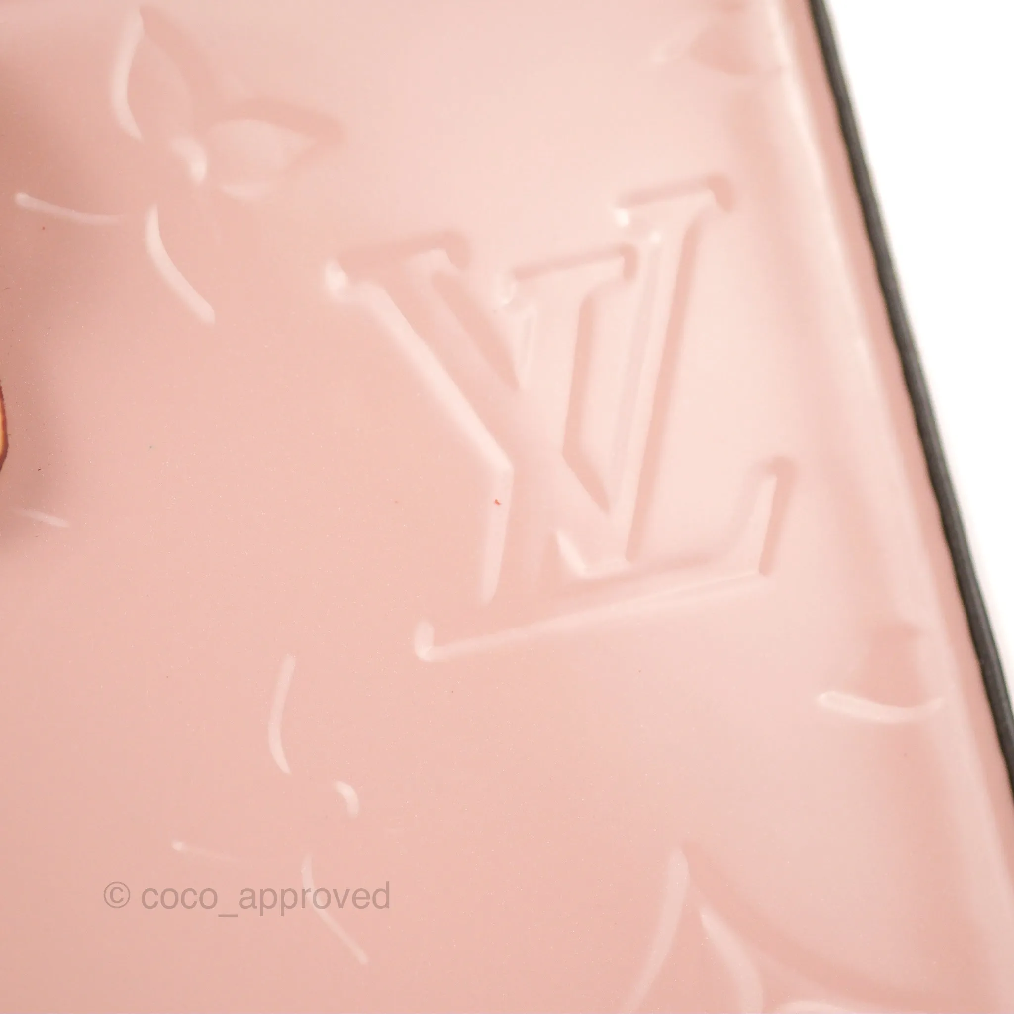 Louis Vuitton Bleecker Box Rose Ballerine Vernis Embossed Monogram