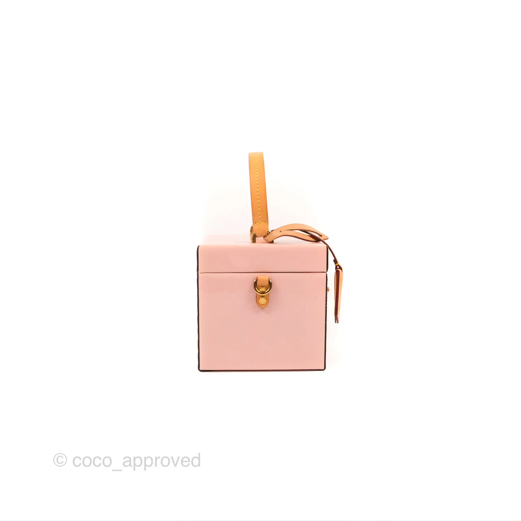 Louis Vuitton Bleecker Box Rose Ballerine Vernis Embossed Monogram
