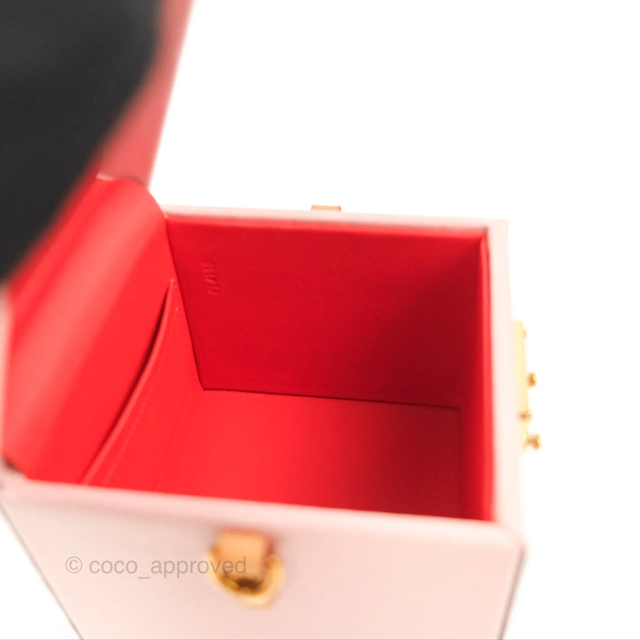 Louis Vuitton Bleecker Box Rose Ballerine Vernis Embossed Monogram