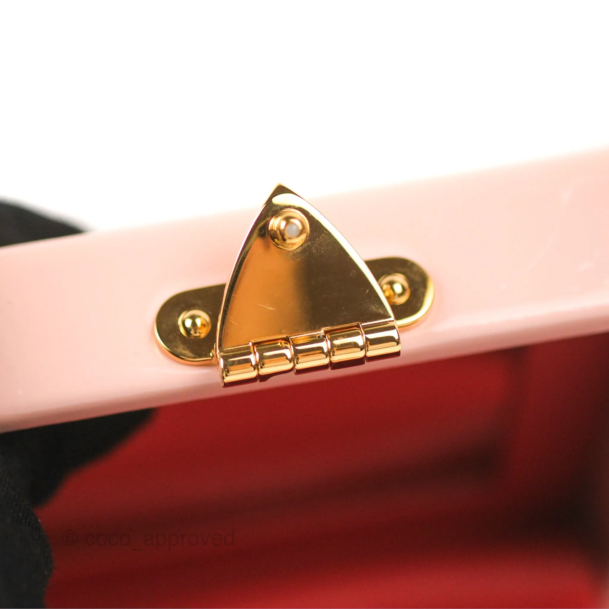 Louis Vuitton Bleecker Box Rose Ballerine Vernis Embossed Monogram