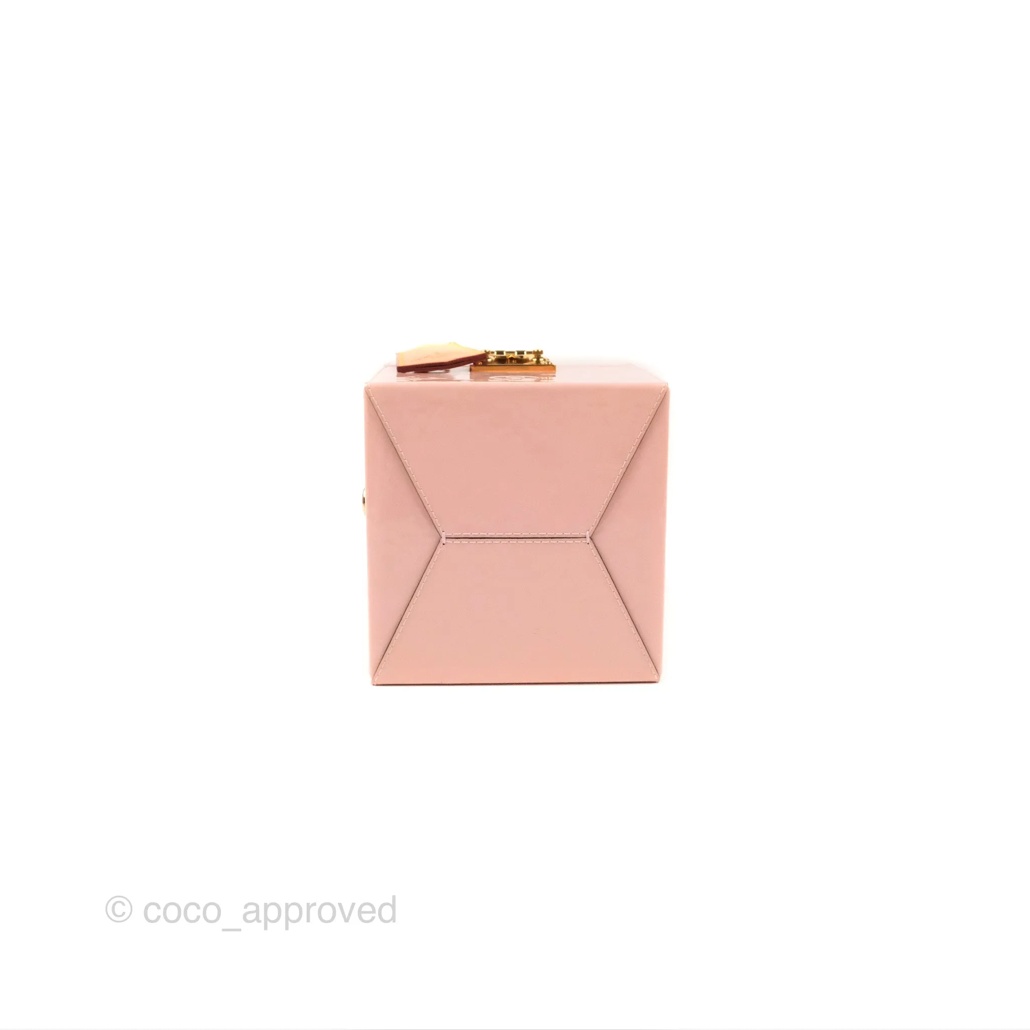 Louis Vuitton Bleecker Box Rose Ballerine Vernis Embossed Monogram