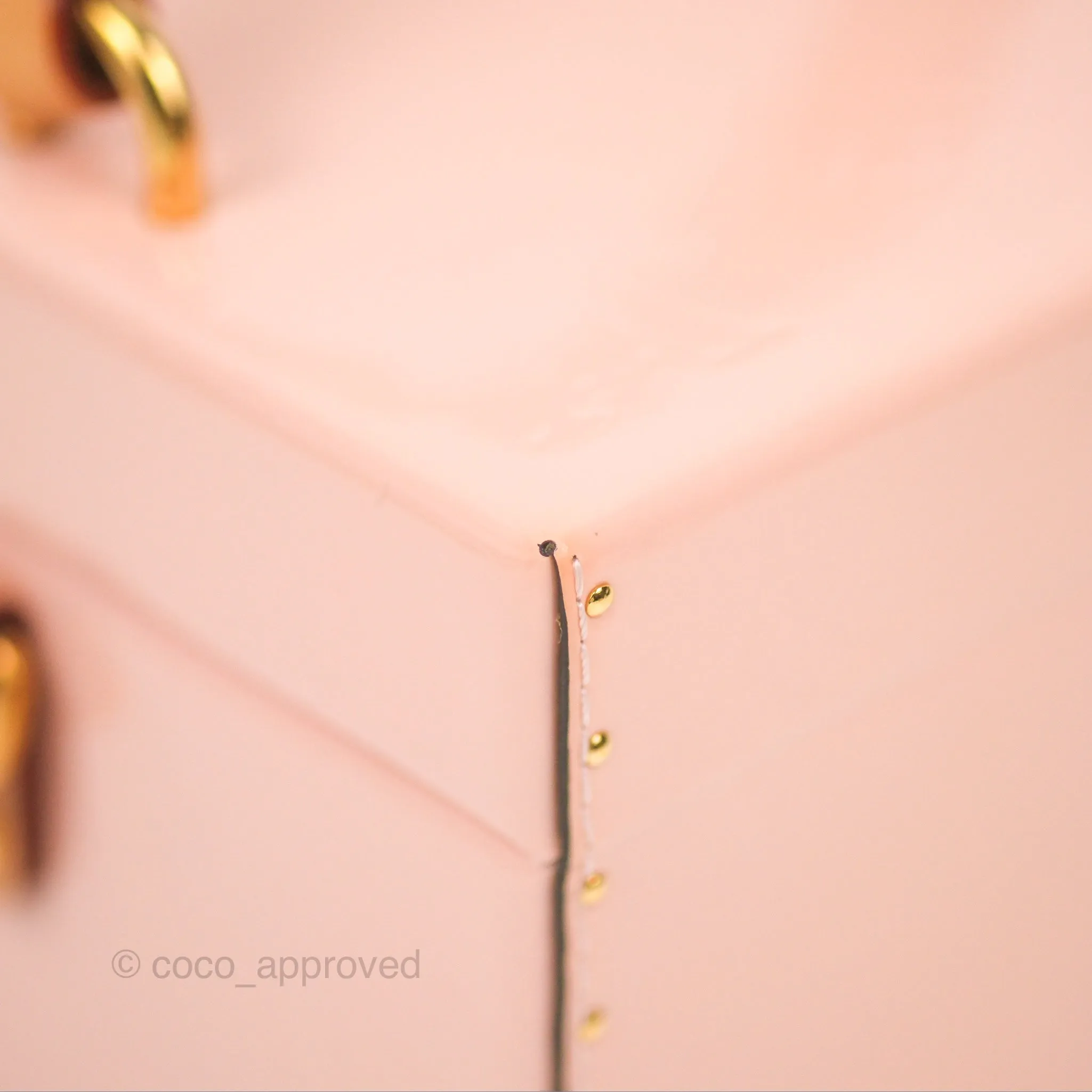 Louis Vuitton Bleecker Box Rose Ballerine Vernis Embossed Monogram