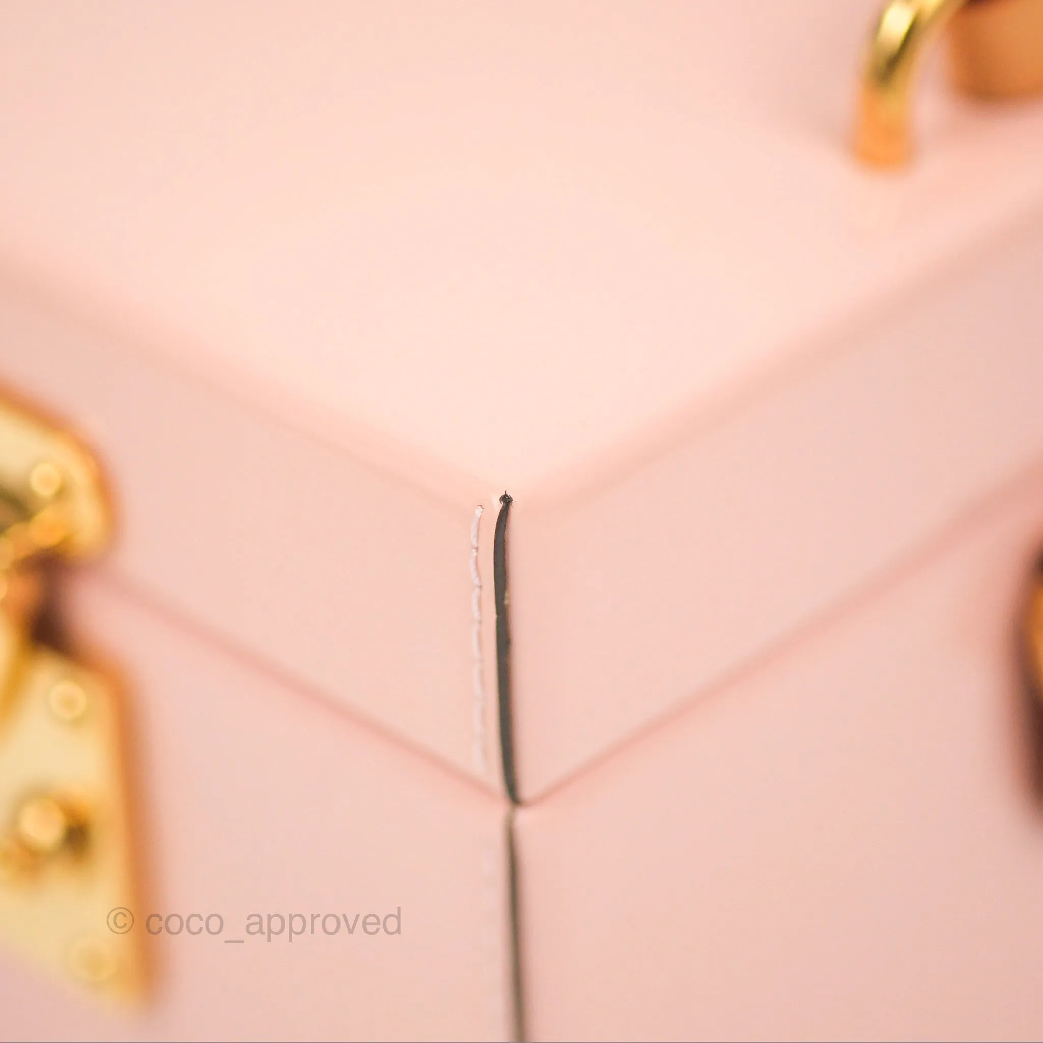 Louis Vuitton Bleecker Box Rose Ballerine Vernis Embossed Monogram