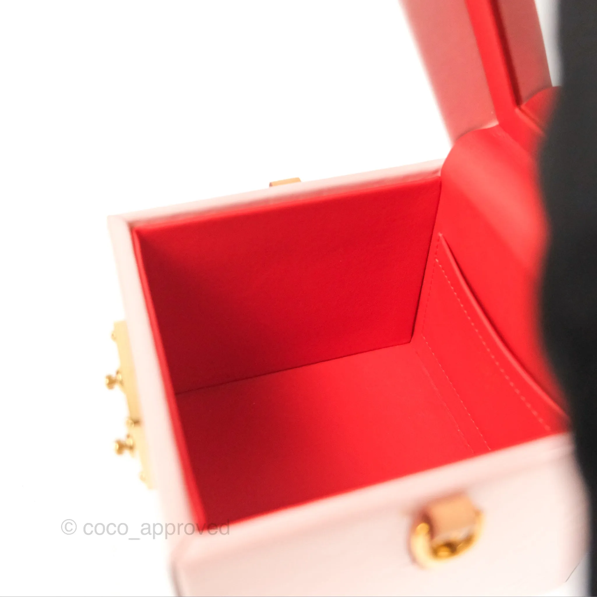 Louis Vuitton Bleecker Box Rose Ballerine Vernis Embossed Monogram