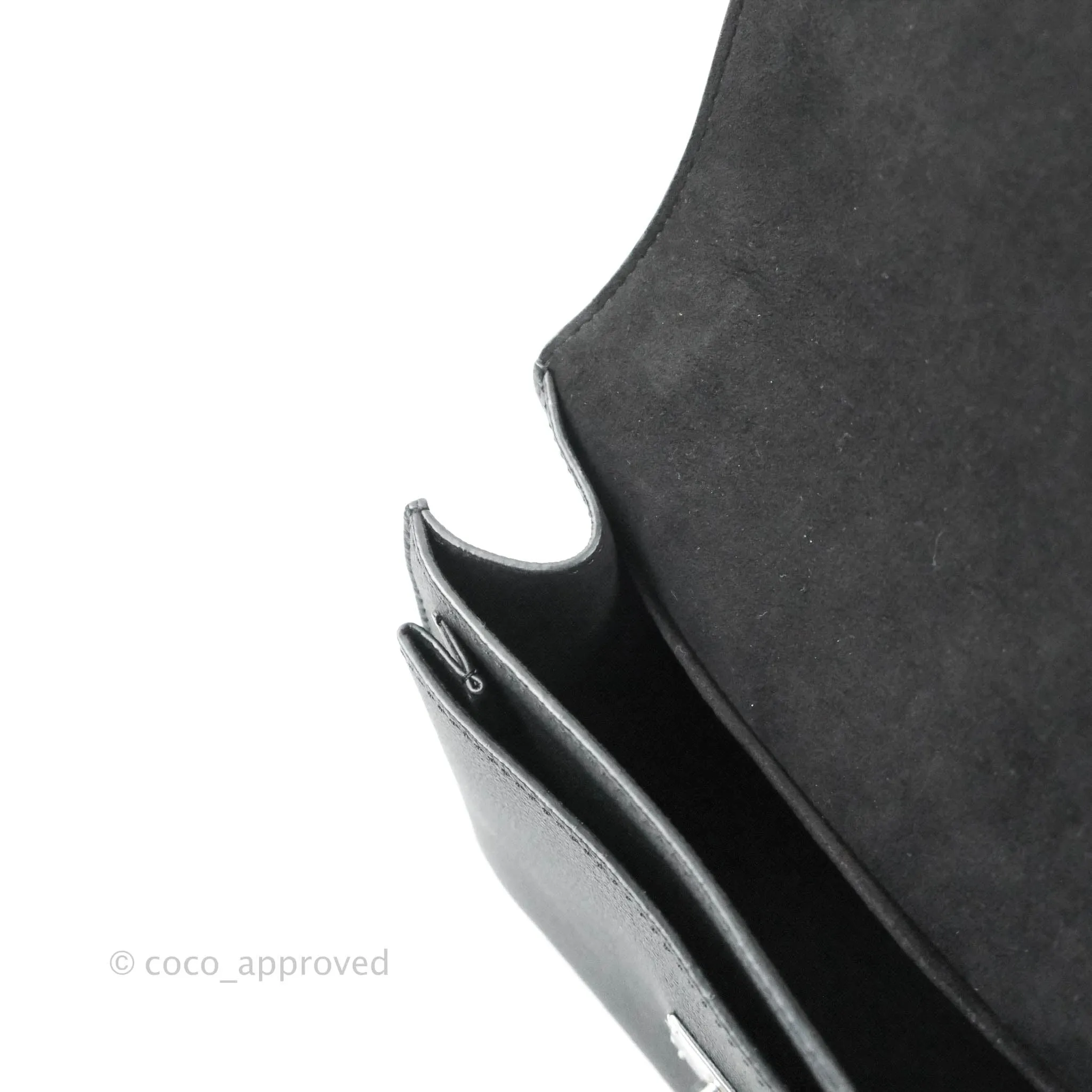 Louis Vuitton Calfskin My Lockme BB Bag Black Silver Hardware