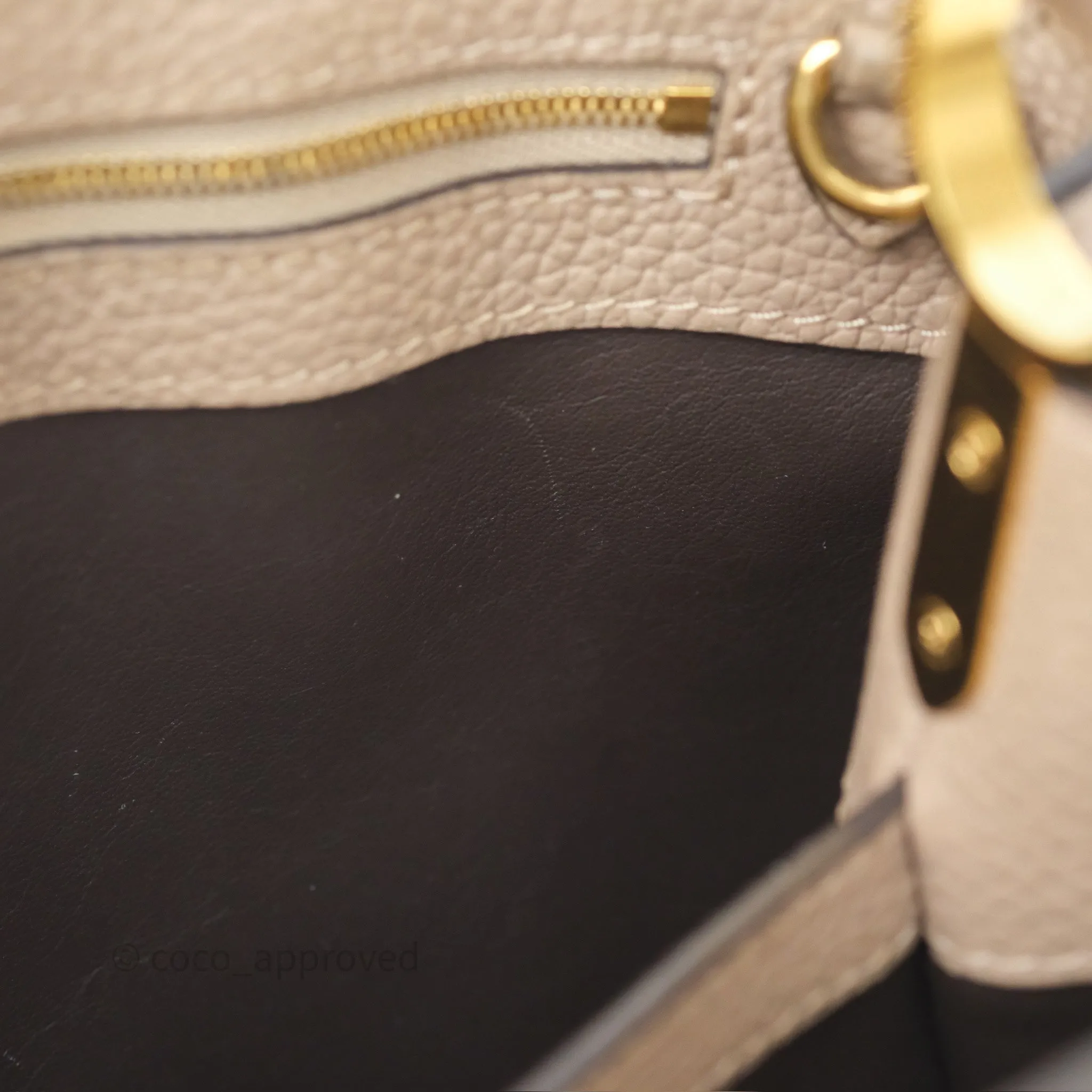 Louis Vuitton Capucines BB Taurillon Leather Galet