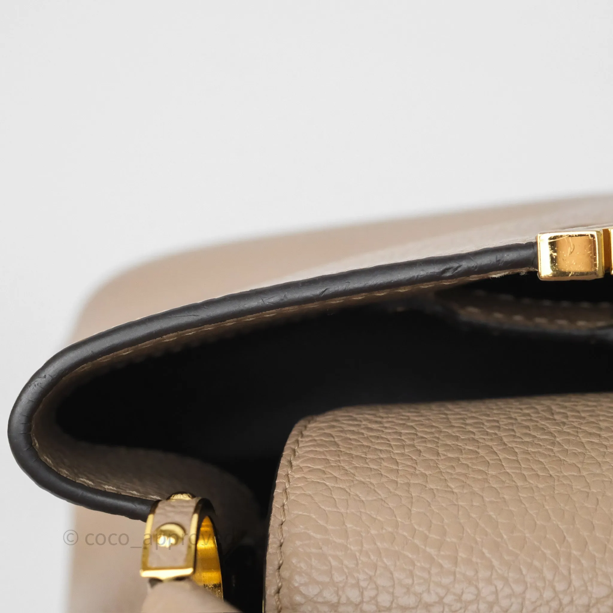 Louis Vuitton Capucines BB Taurillon Leather Galet