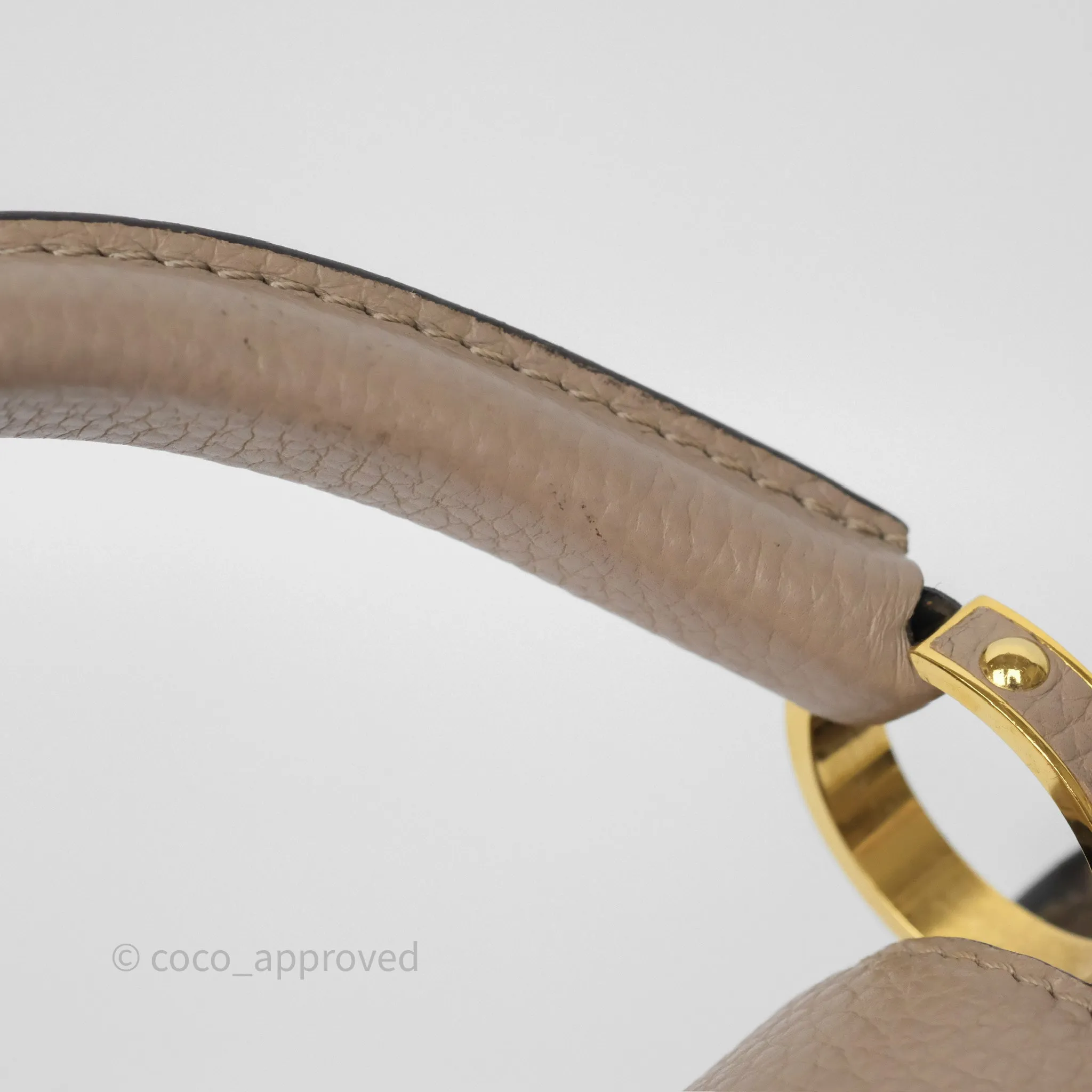 Louis Vuitton Capucines BB Taurillon Leather Galet