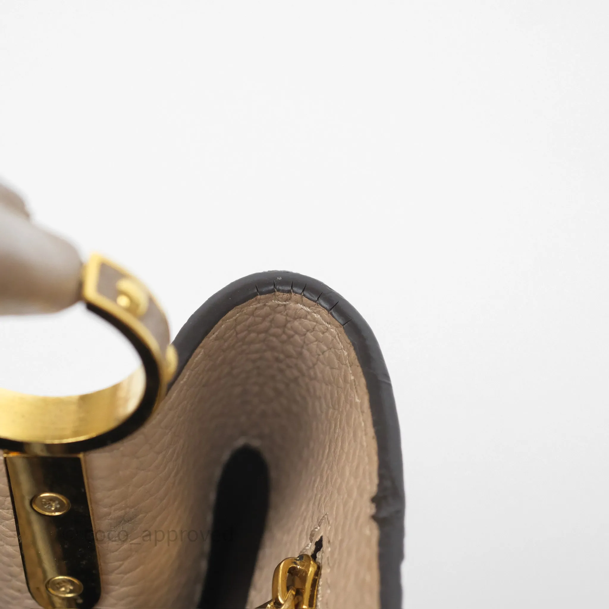 Louis Vuitton Capucines BB Taurillon Leather Galet