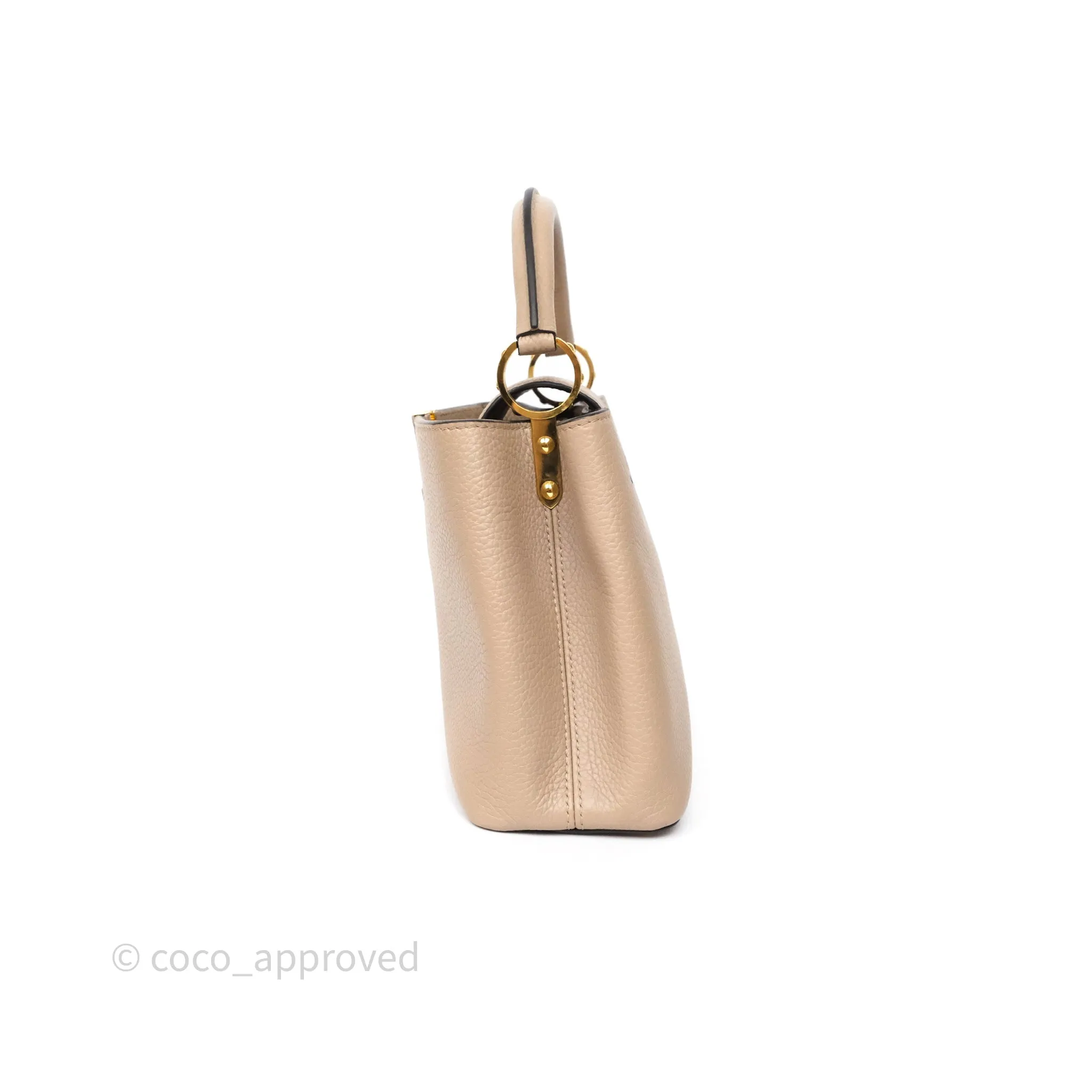 Louis Vuitton Capucines BB Taurillon Leather Galet