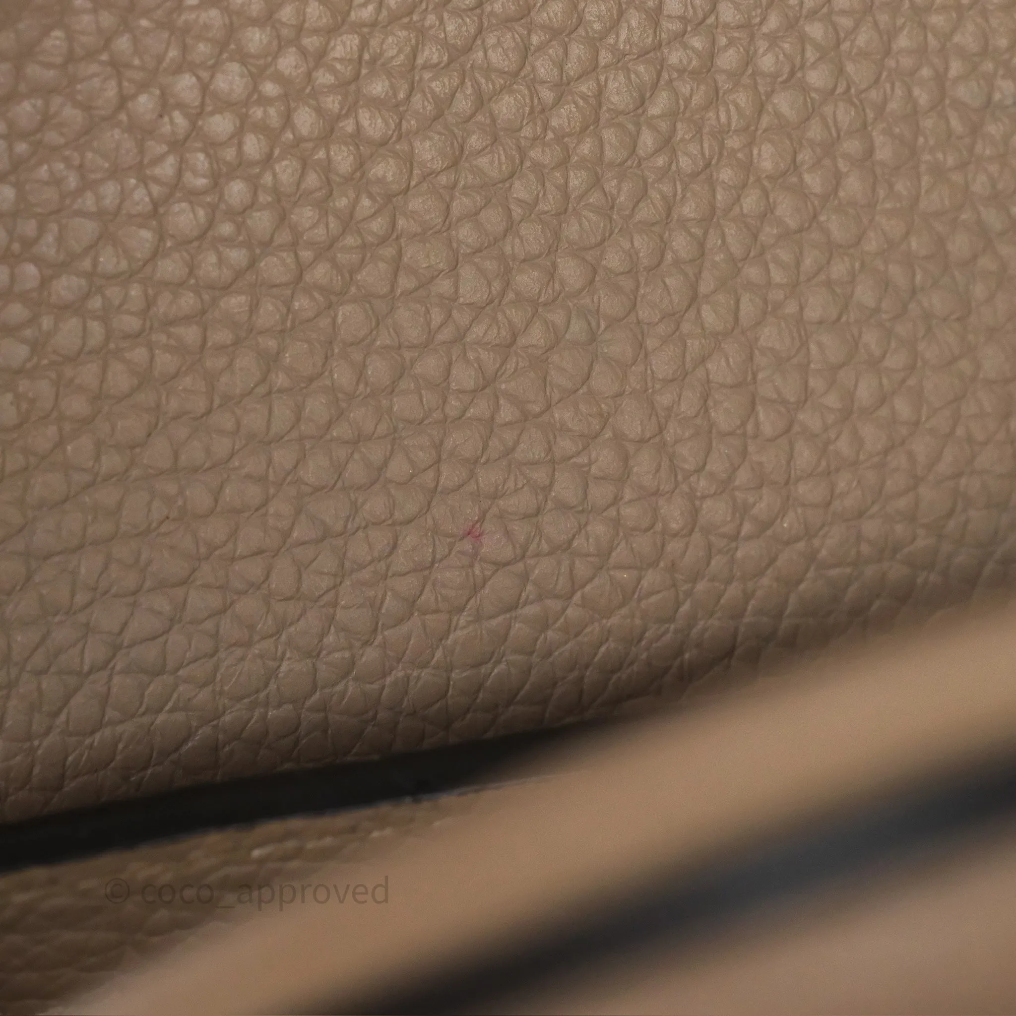 Louis Vuitton Capucines BB Taurillon Leather Galet