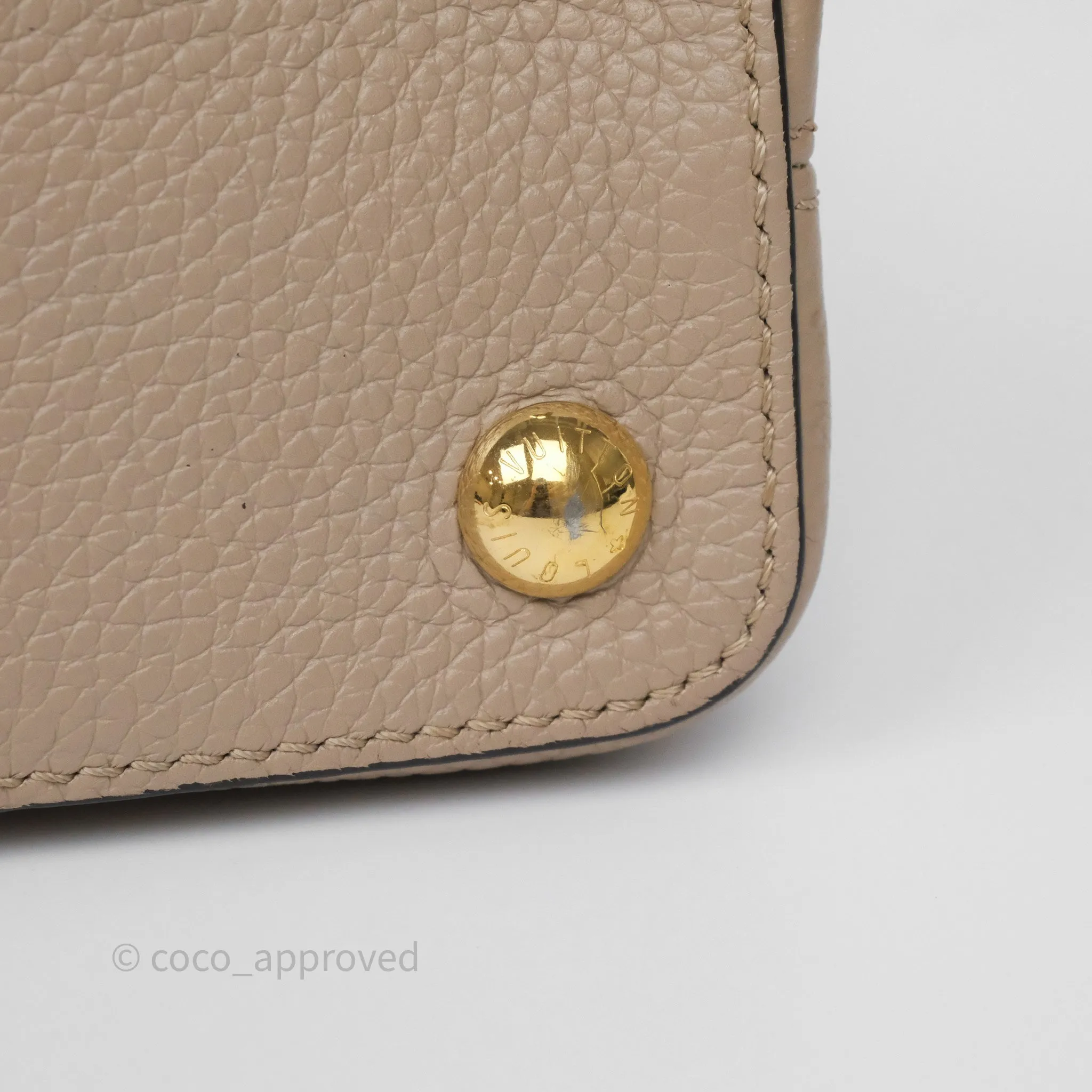 Louis Vuitton Capucines BB Taurillon Leather Galet