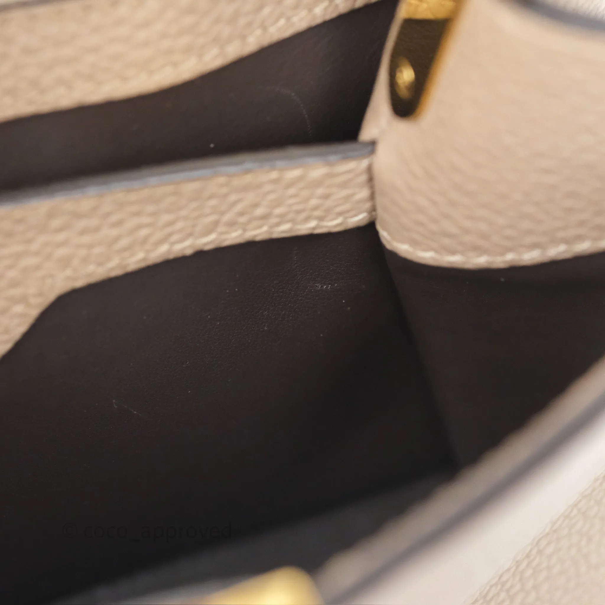 Louis Vuitton Capucines BB Taurillon Leather Galet