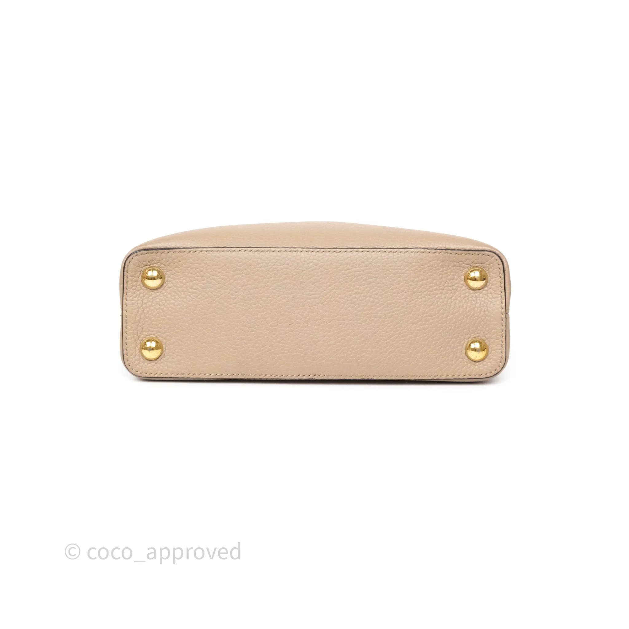 Louis Vuitton Capucines BB Taurillon Leather Galet